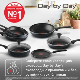 Сотейник с крышкой Tefal Day by Day 24 см 04216224
