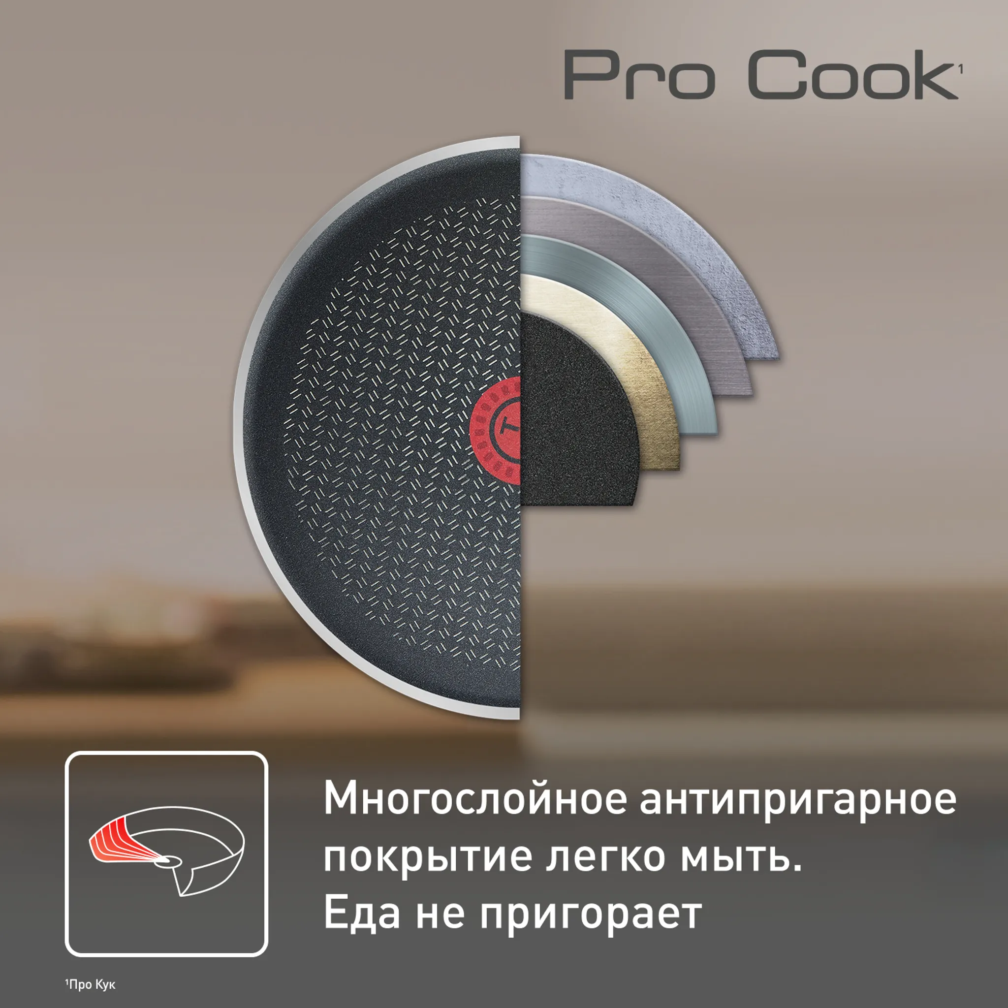 Сковорода-вок Tefal Pro Cook 26 см G6057674