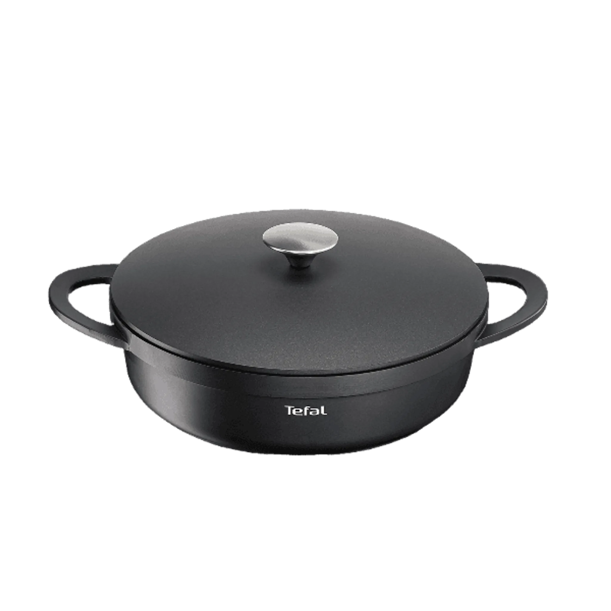 Сотейник  с крышкой из алюминия и с силиконовыми ручками Tefal Pro Cook 28 см E2187275 фото
