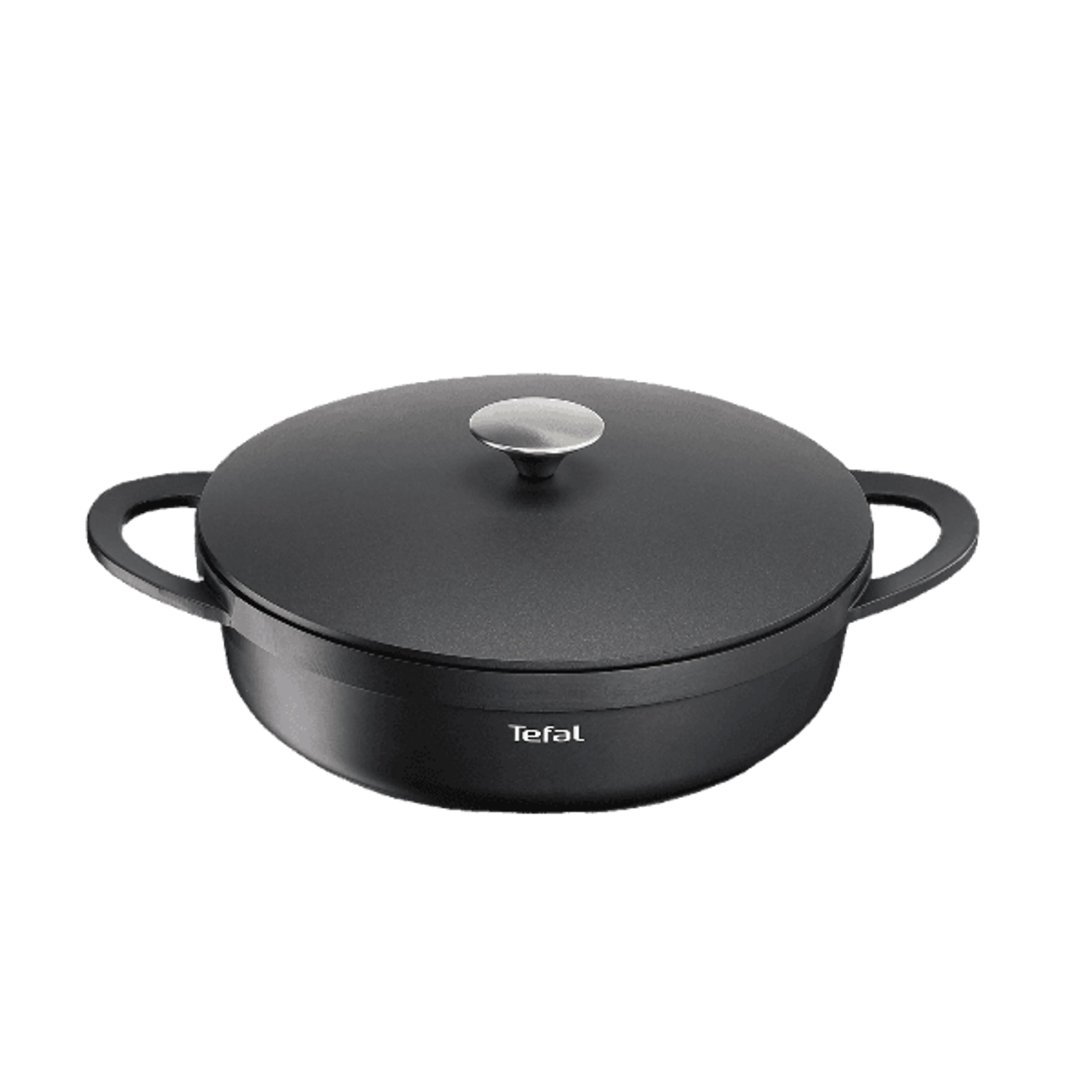 Сотейник  с крышкой из алюминия и с силиконовыми ручками Tefal Pro Cook 28 см E2187275 фото