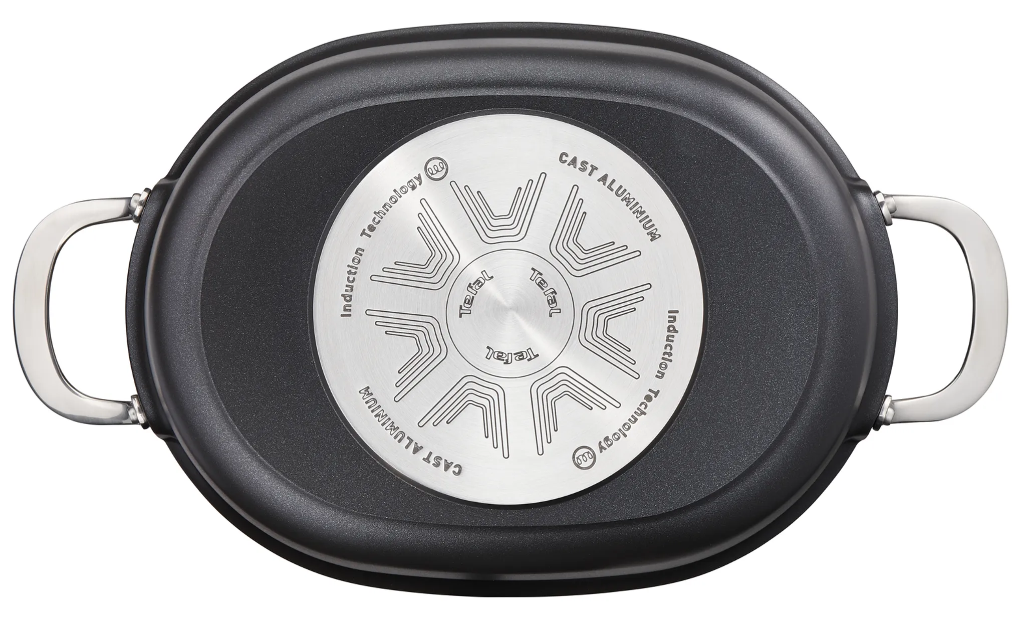 Утятница с крышкой из алюминия Tefal Pro Cook 30X22,5 см E2156975