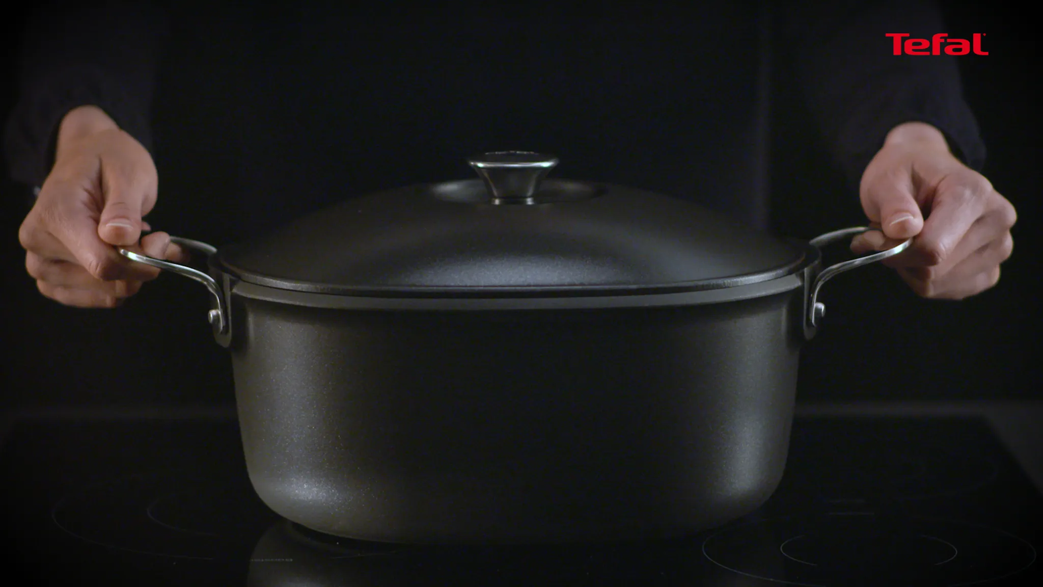 Утятница с крышкой из алюминия Tefal Pro Cook 30X22,5 см E2156975