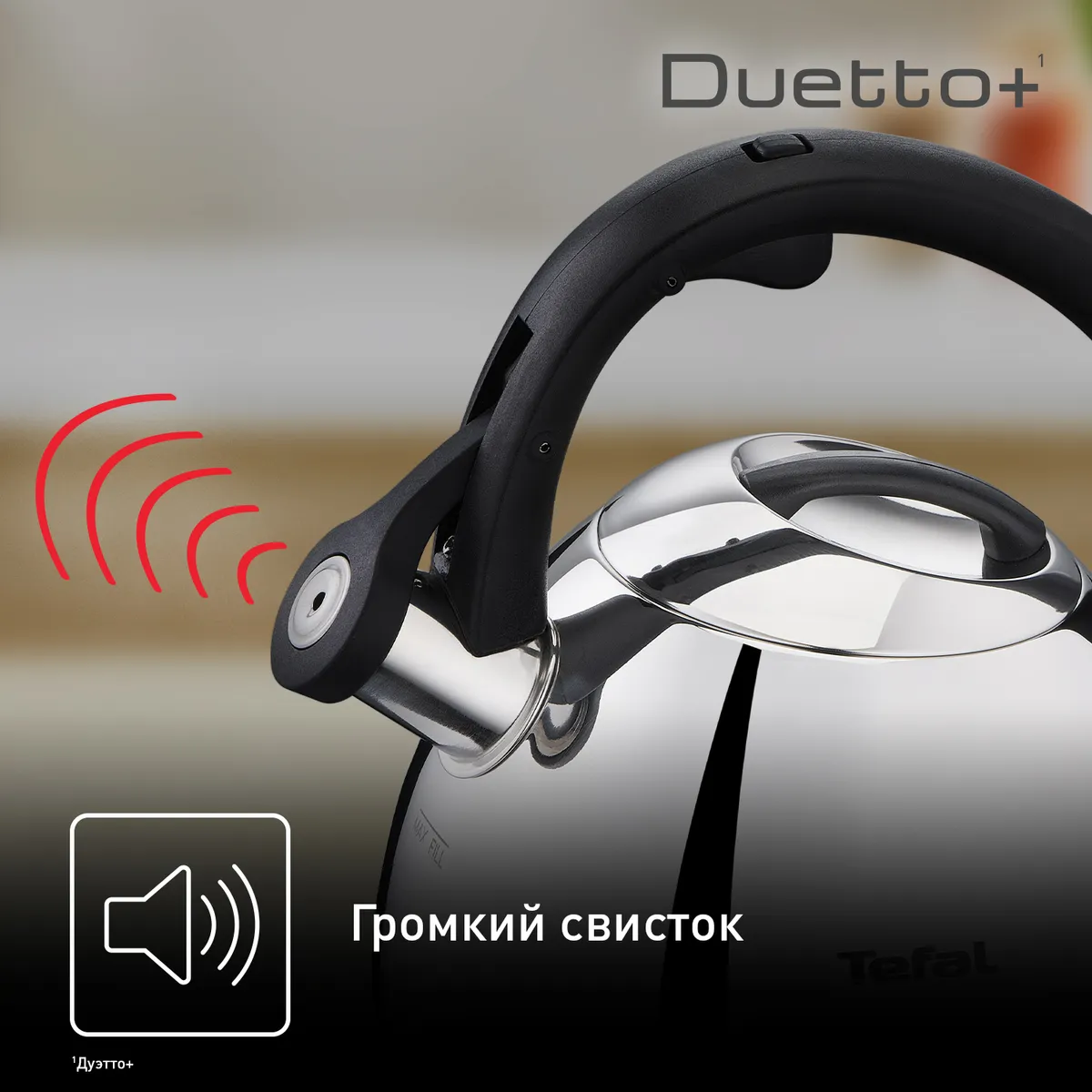 Чайник для плиты Tefal Duetto+ N4180110