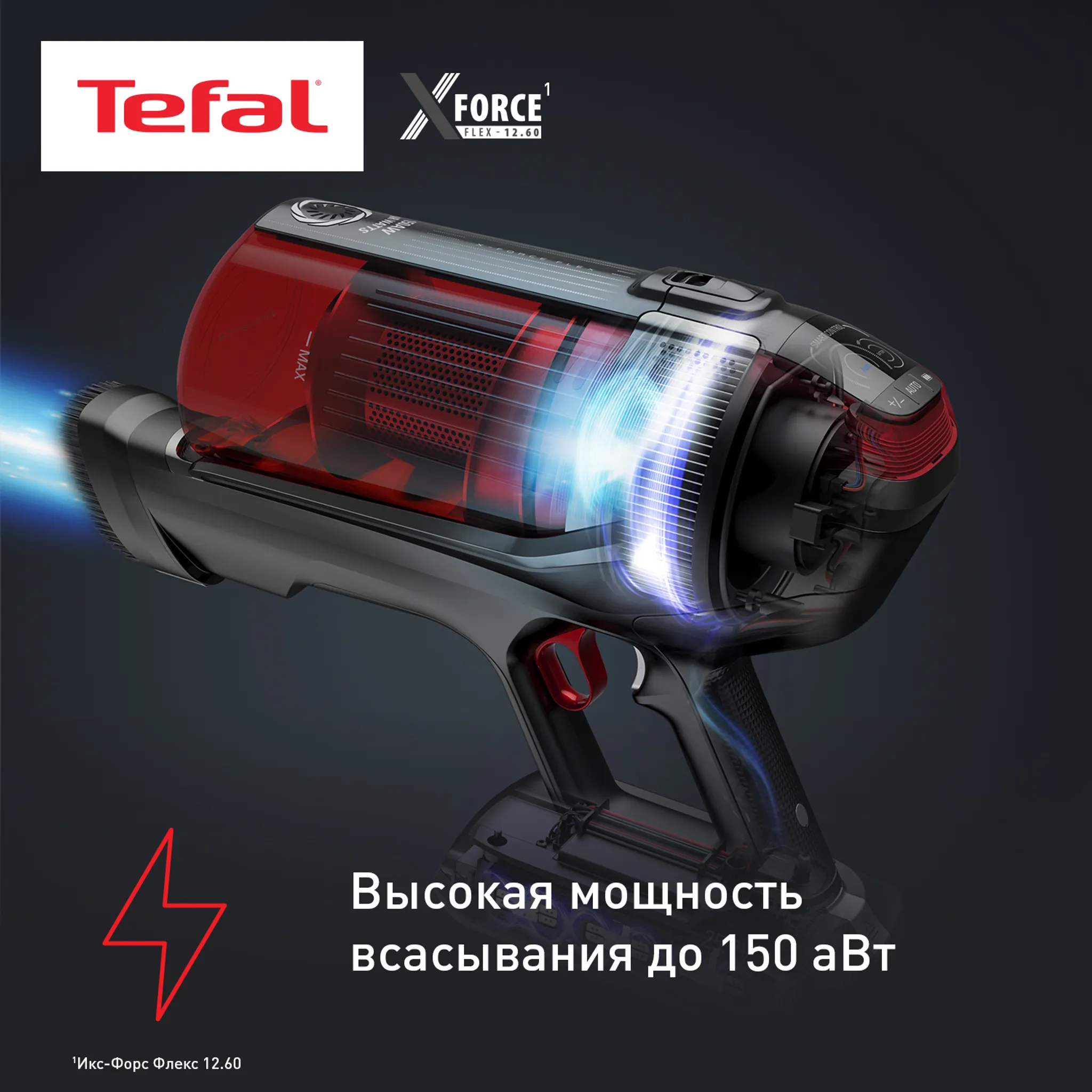 Беспроводной пылесос Tefal X-Force Flex 12.60 Animal Care TY98A9WO купить в официальном магазине