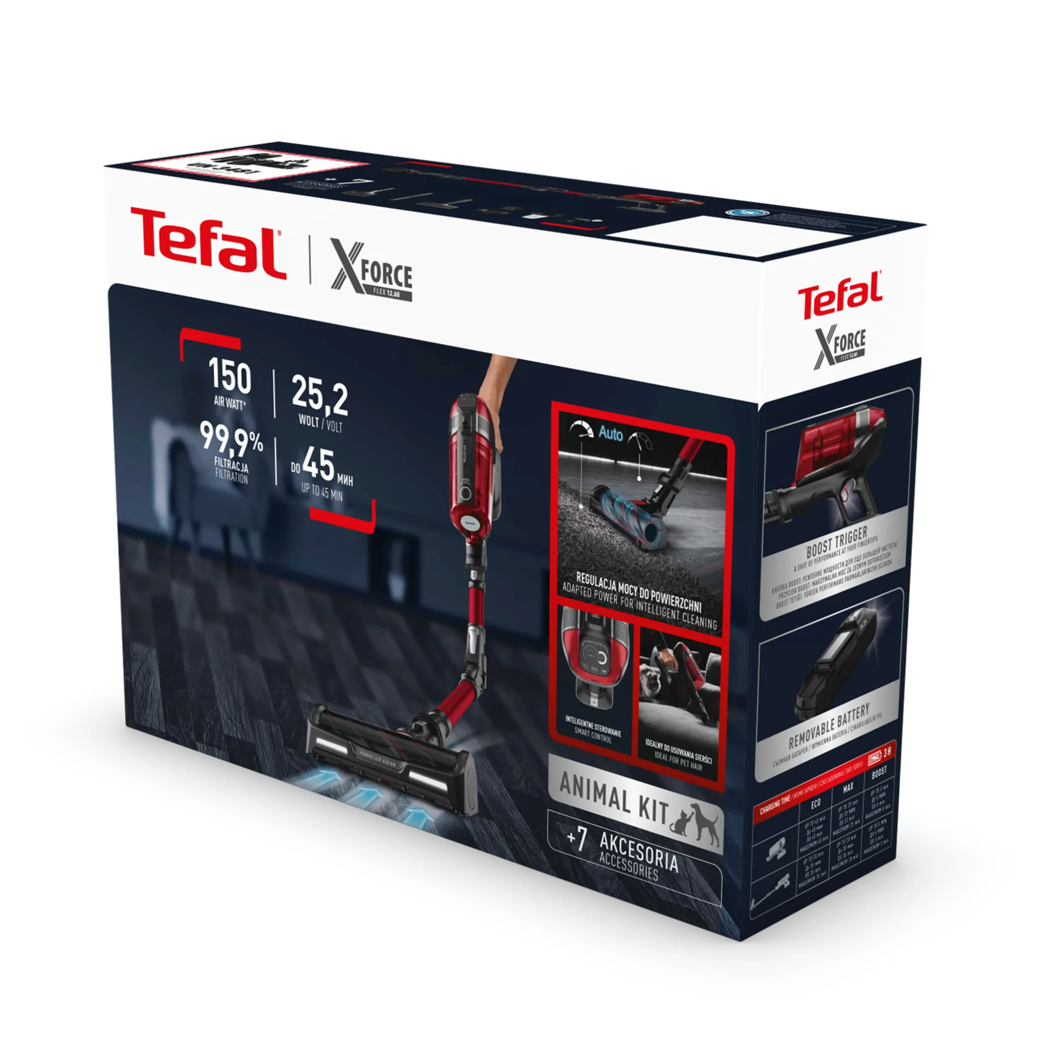 Беспроводной пылесос Tefal X-Force Flex 12.60 Animal Care TY98A9WO