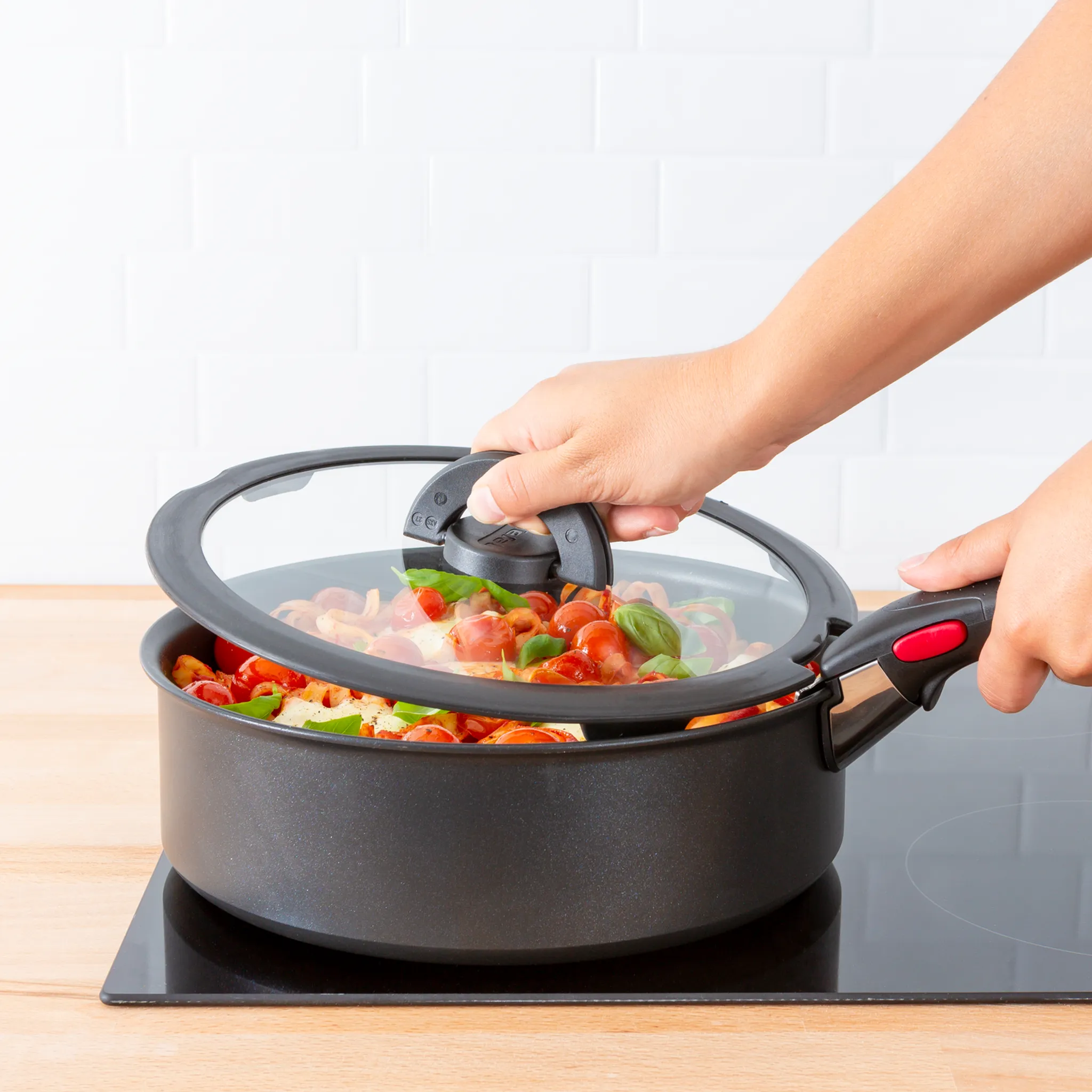 Стеклянная крышка Tefal Ingenio 24 см L9846553