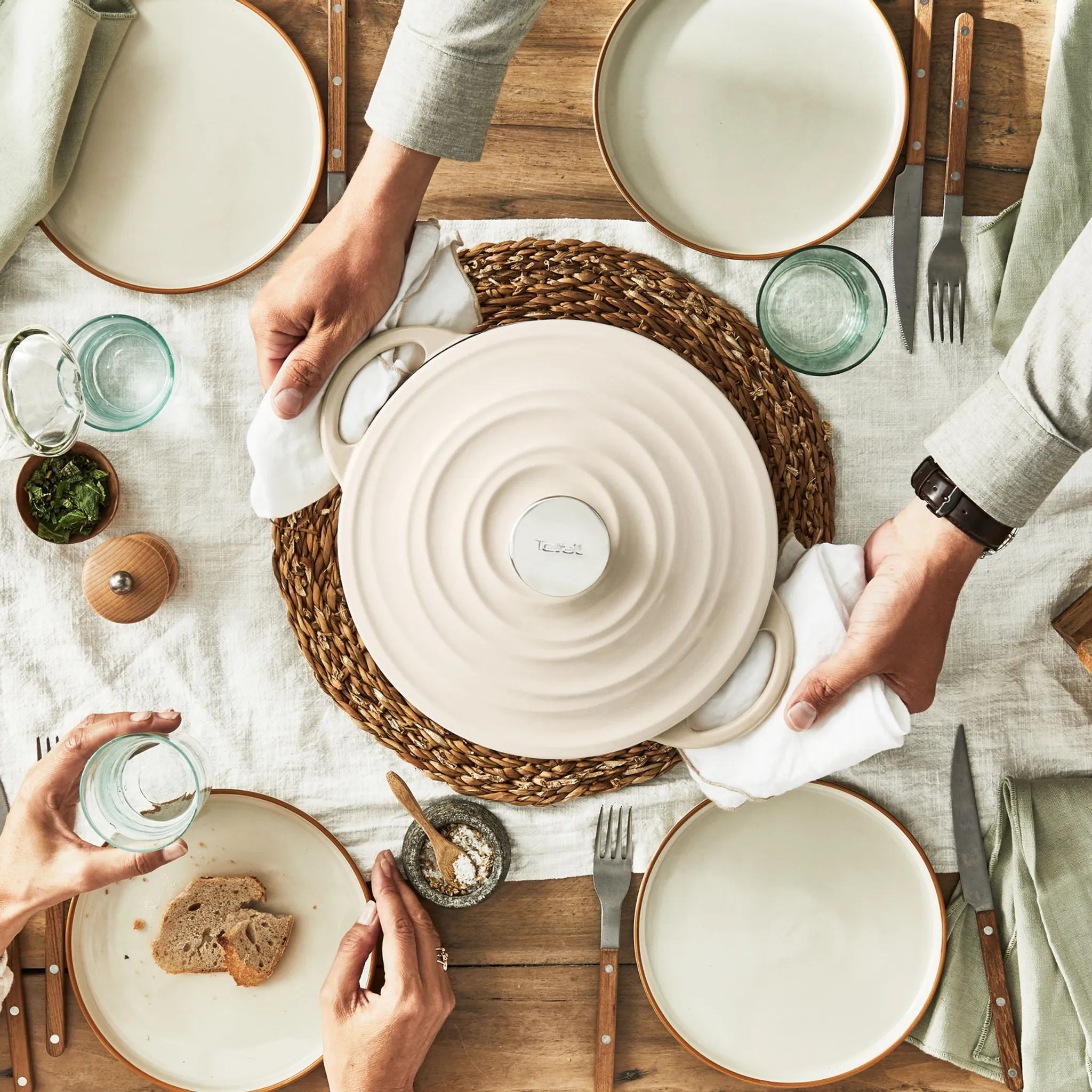 Кастрюля с крышкой Tefal LOV 25 см E2590404