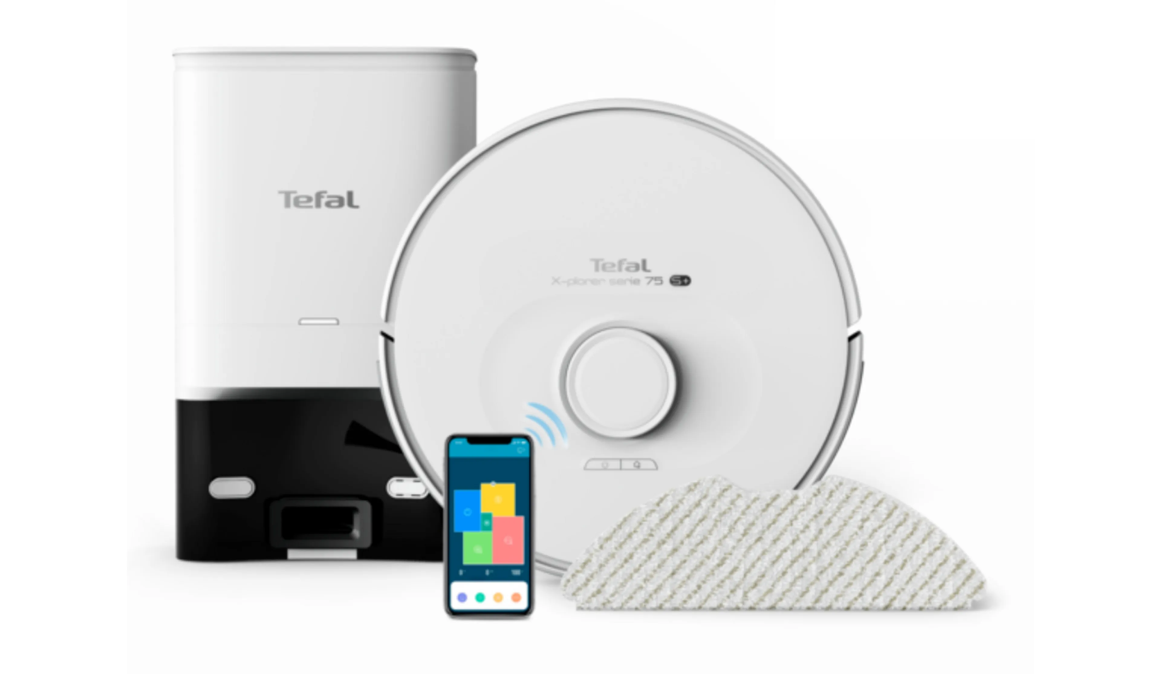 Робот-пылесос Tefal X-plorer Serie 75 S+ RG8597WH