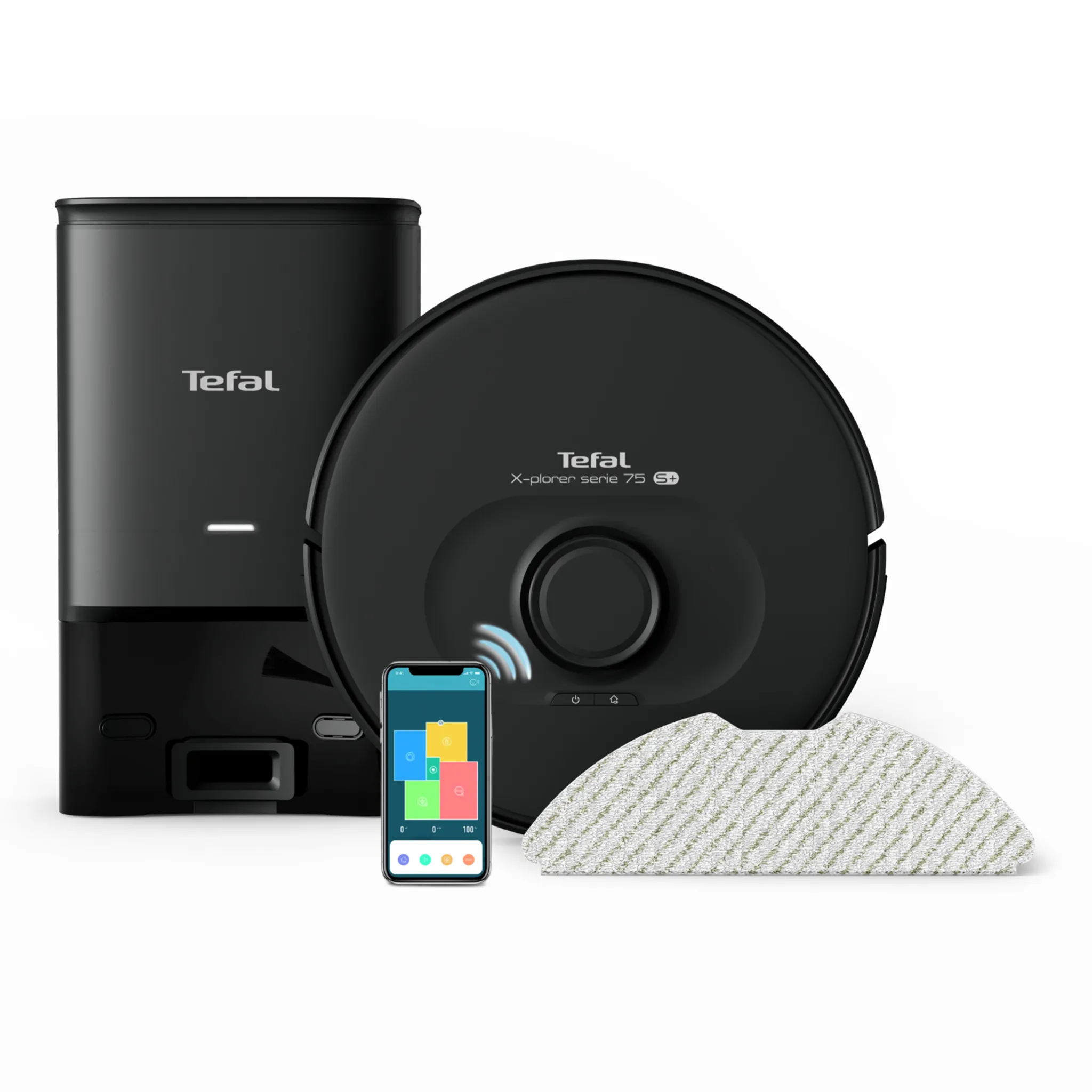 Робот-пылесос Tefal X-plorer Serie 75 S+ RG8595WH