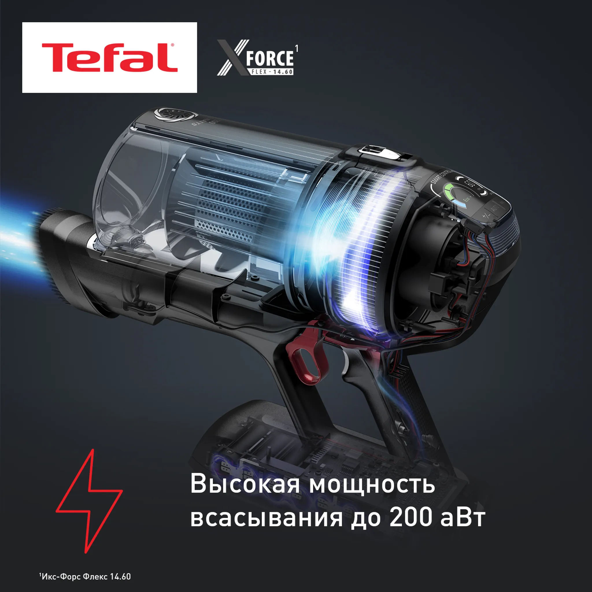 Беспроводной пылесос Tefal X-Force Flex 14.60 Aqua TY99C0WO купить в официальном магазине