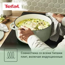 Кастрюля с крышкой Tefal LOV 25 см E2580404