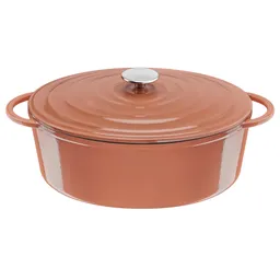 Овальная кастрюля с крышкой Tefal LOV 34 см E2600604