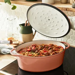 Овальная кастрюля с крышкой Tefal LOV 34 см E2600604