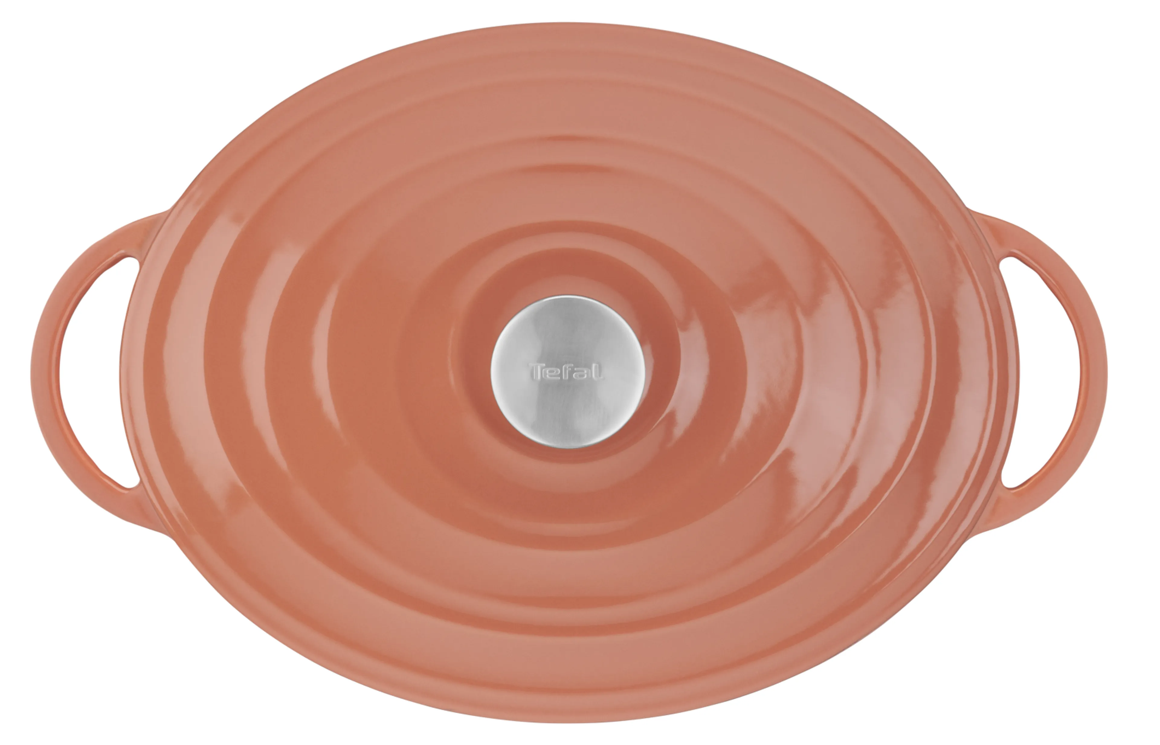 Овальная кастрюля с крышкой Tefal LOV 34 см E2600604
