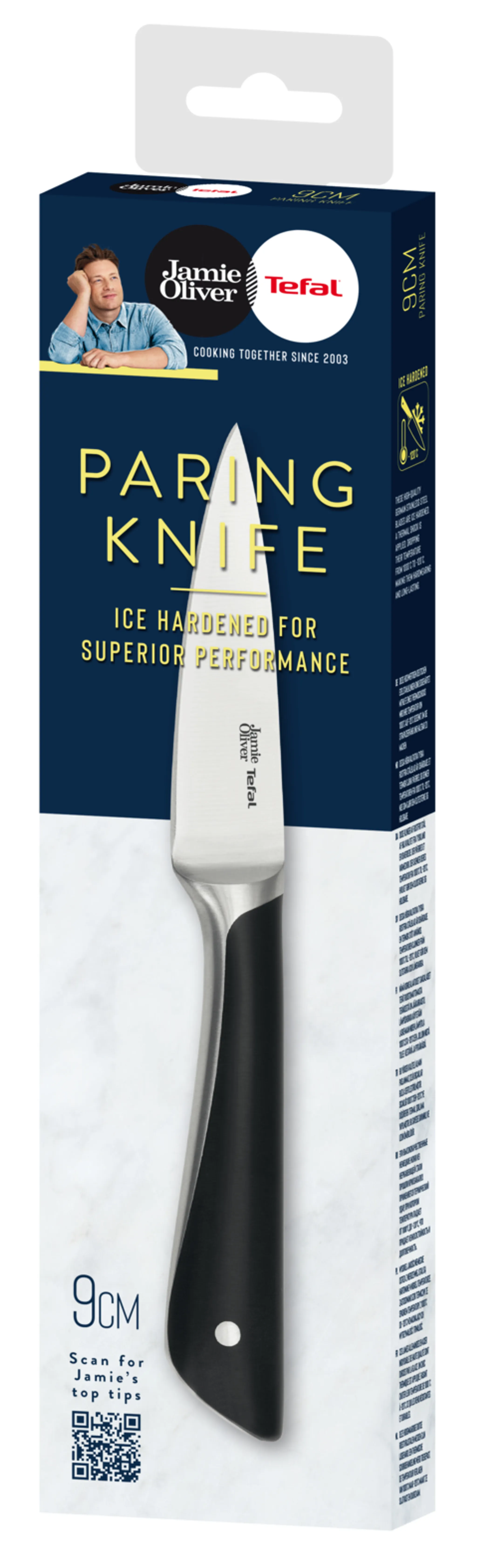 Нож для овощей Tefal Jamie Oliver K2671155 9 см купить в официальном магазине