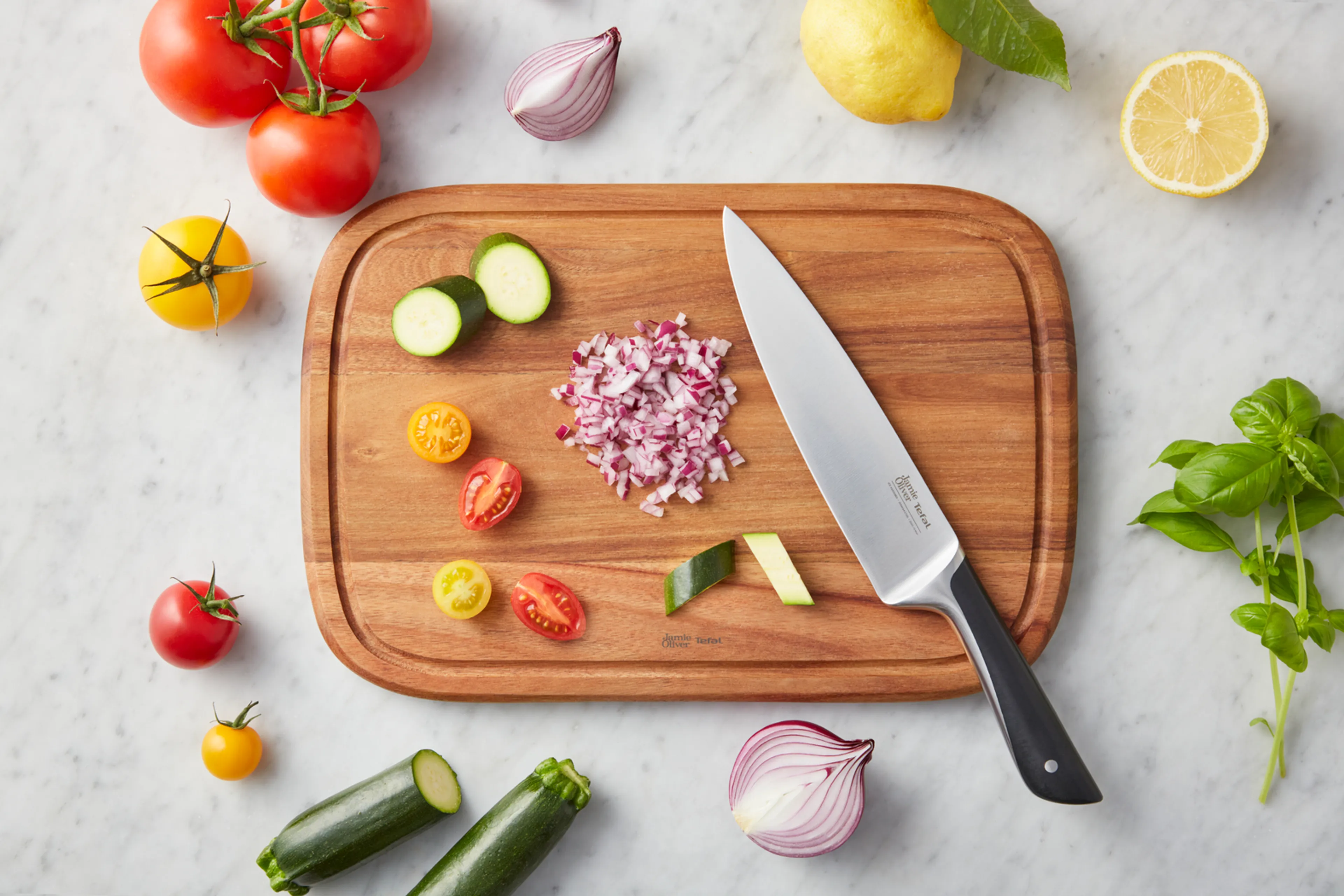 цена на Нож для измельчения Tefal Jamie Oliver K2670255 20 см