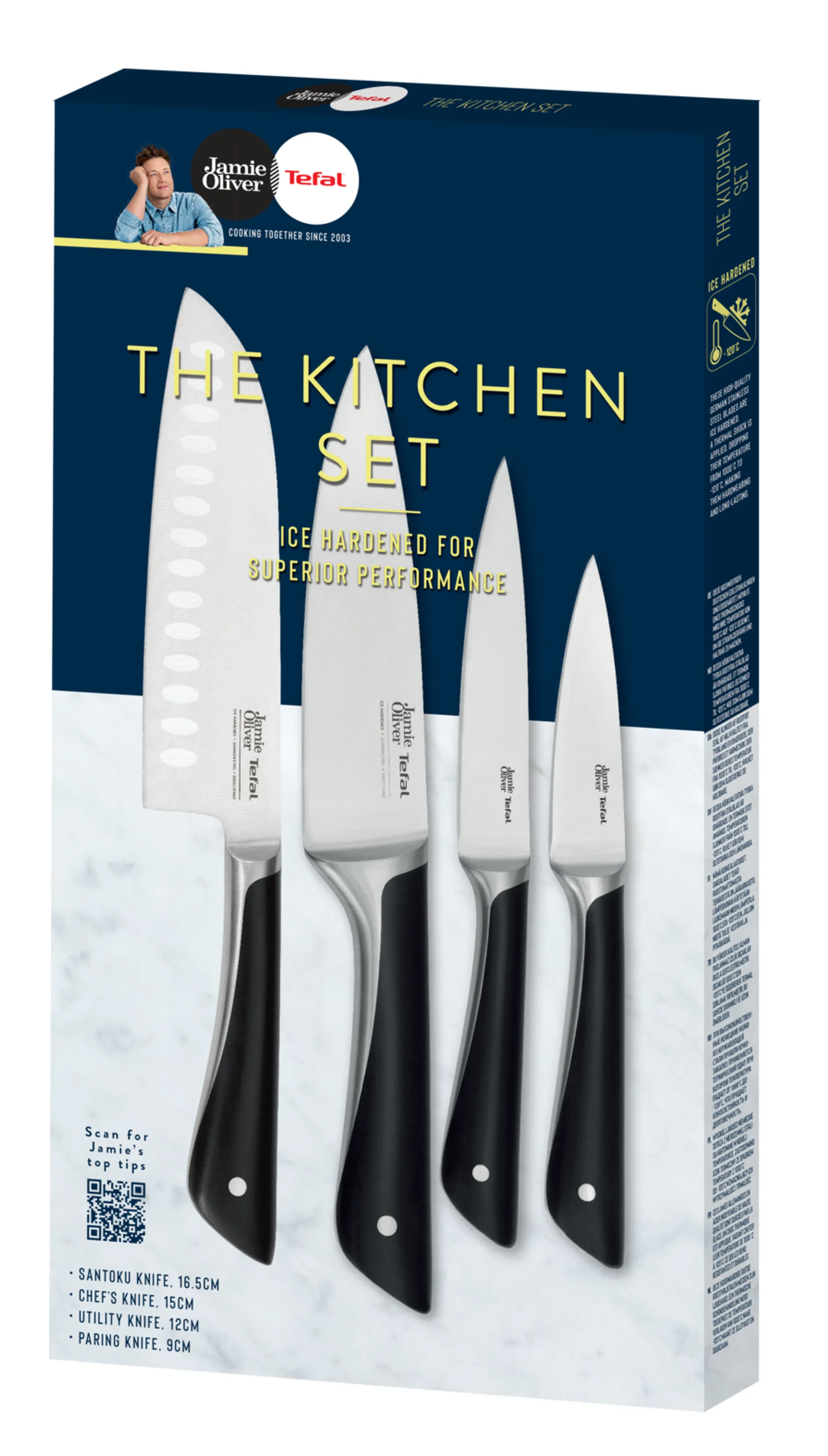 Набор ножей Tefal Jamie Oliver 4 предмета K267S456