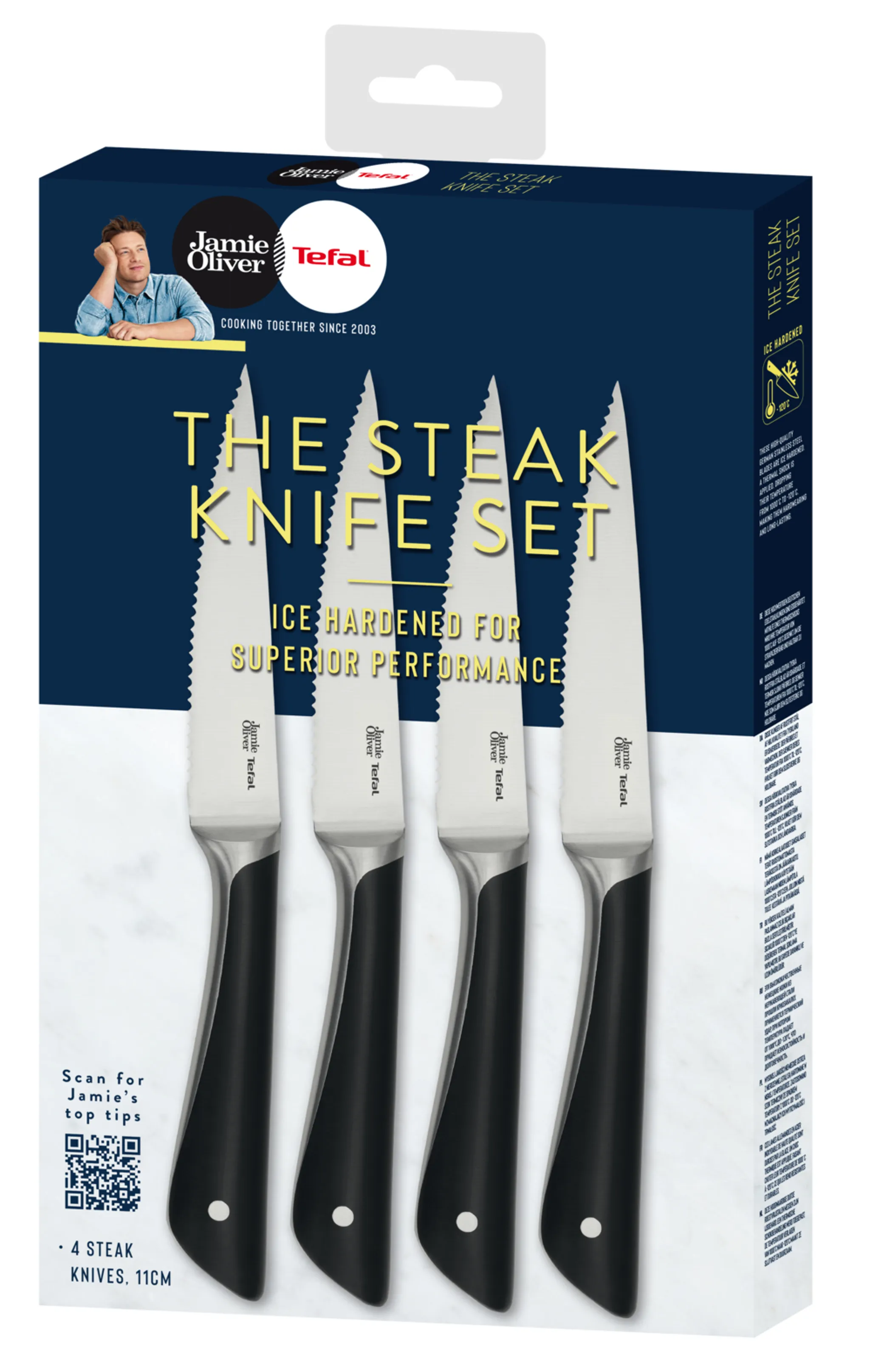 Набор ножей для стейков Tefal Jamie Oliver 4 предмета K2670859