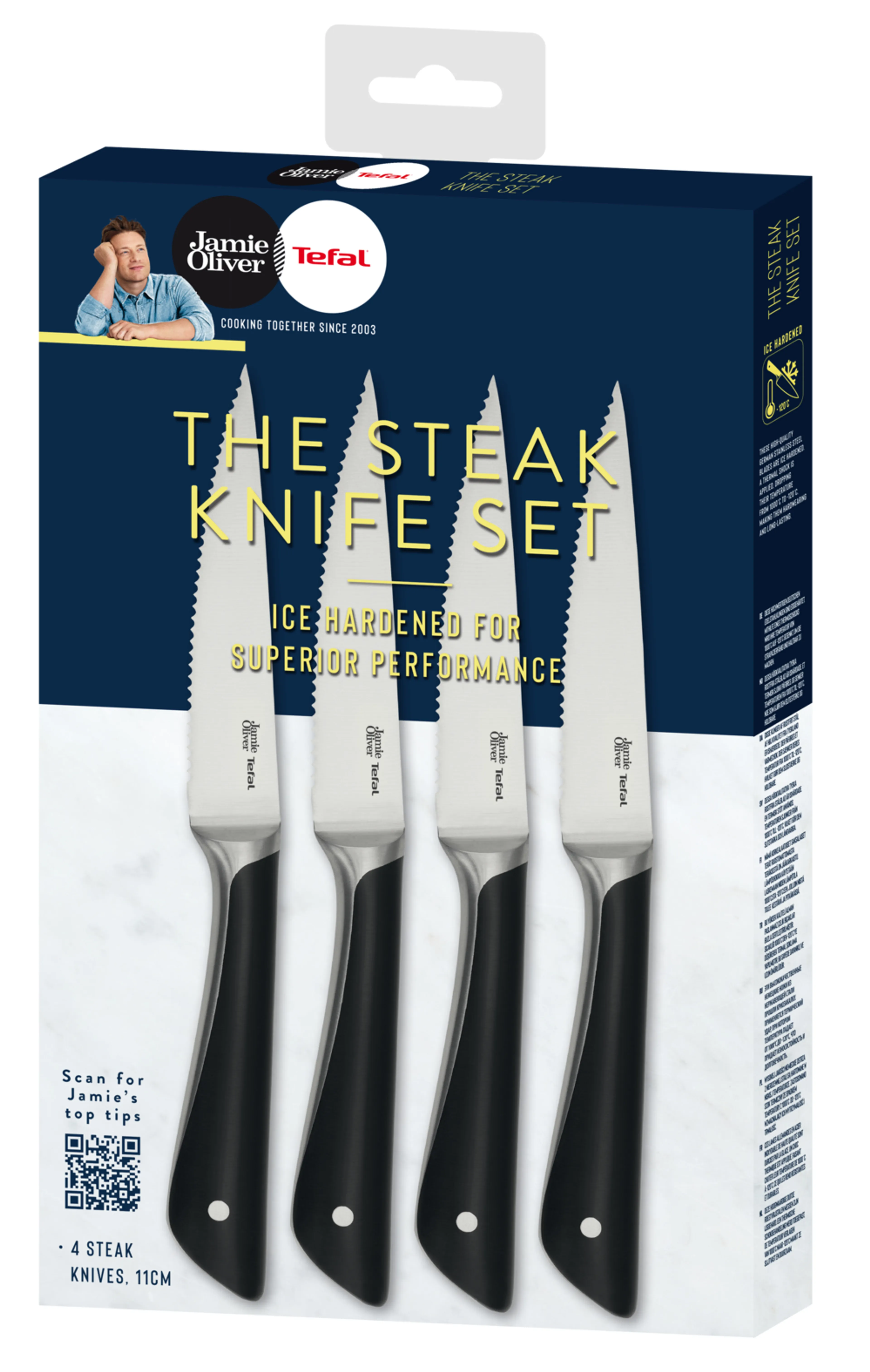 Набор ножей для стейков Tefal Jamie Oliver 4 предмета K2670859