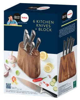 Блок с ножами Tefal Jamie Oliver 7 предметов K267S656