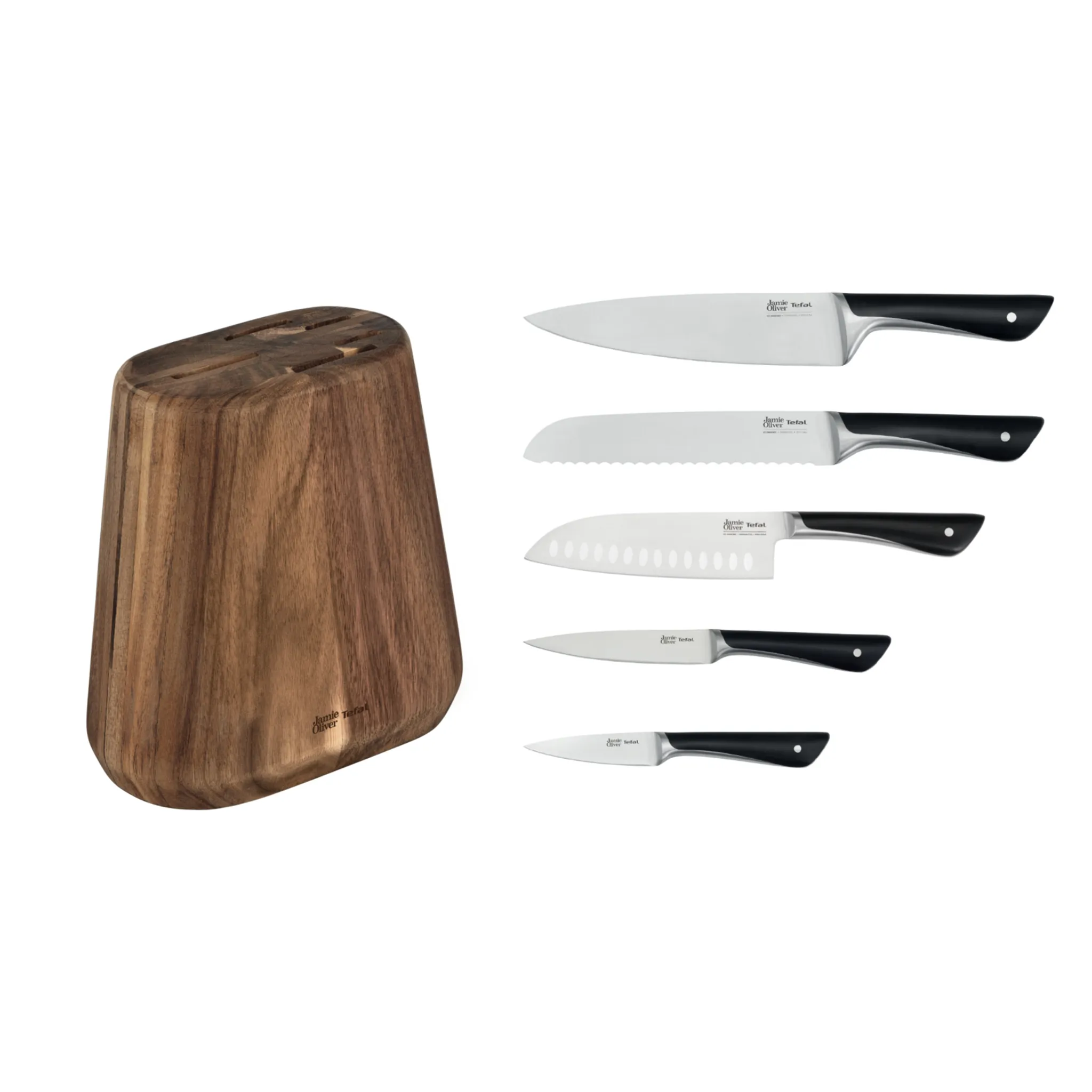 Блок с ножами Tefal Jamie Oliver 6 предметов K267S556