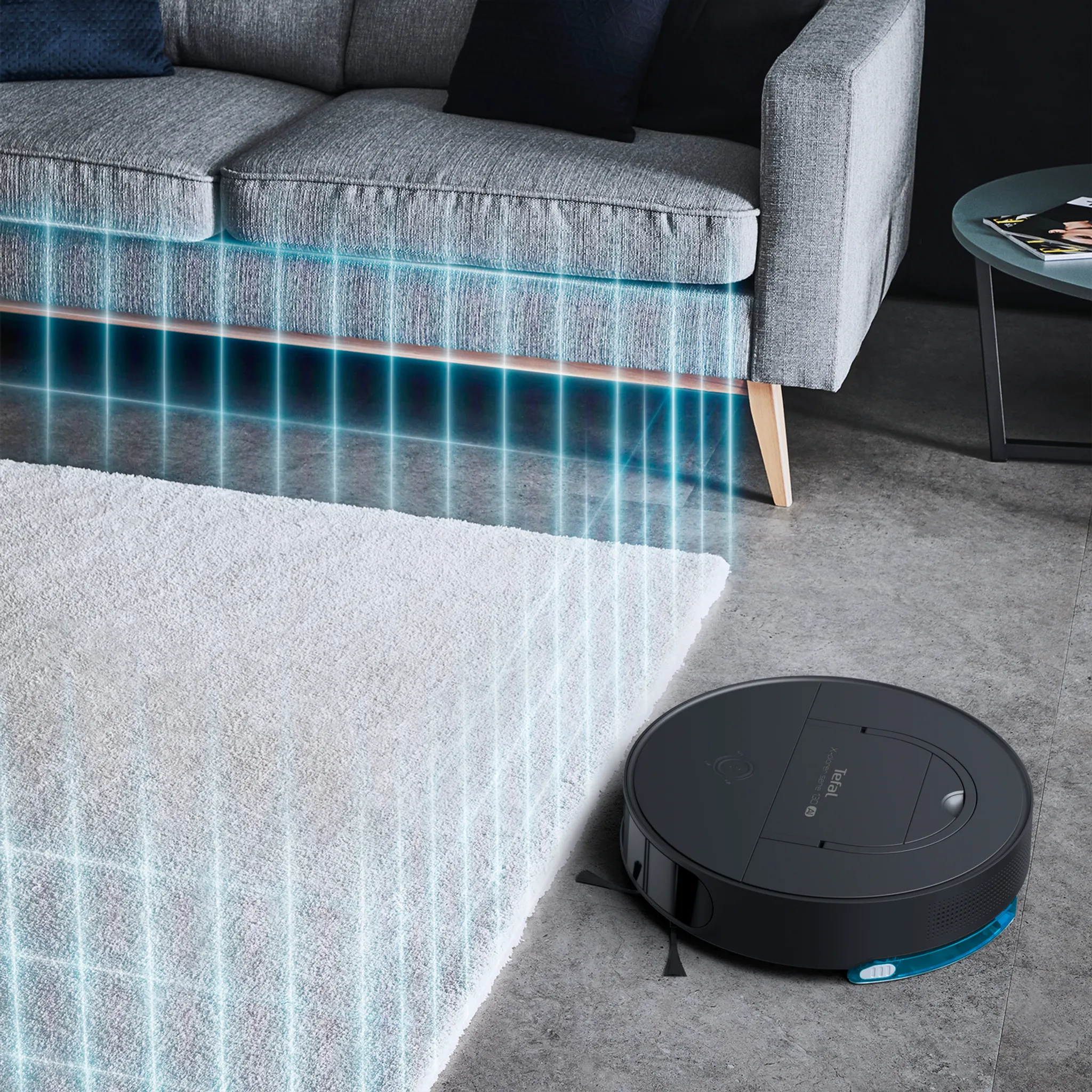 Робот-пылесос Tefal X-Plorer Serie 130AI Animal & Allergy RG9075WH