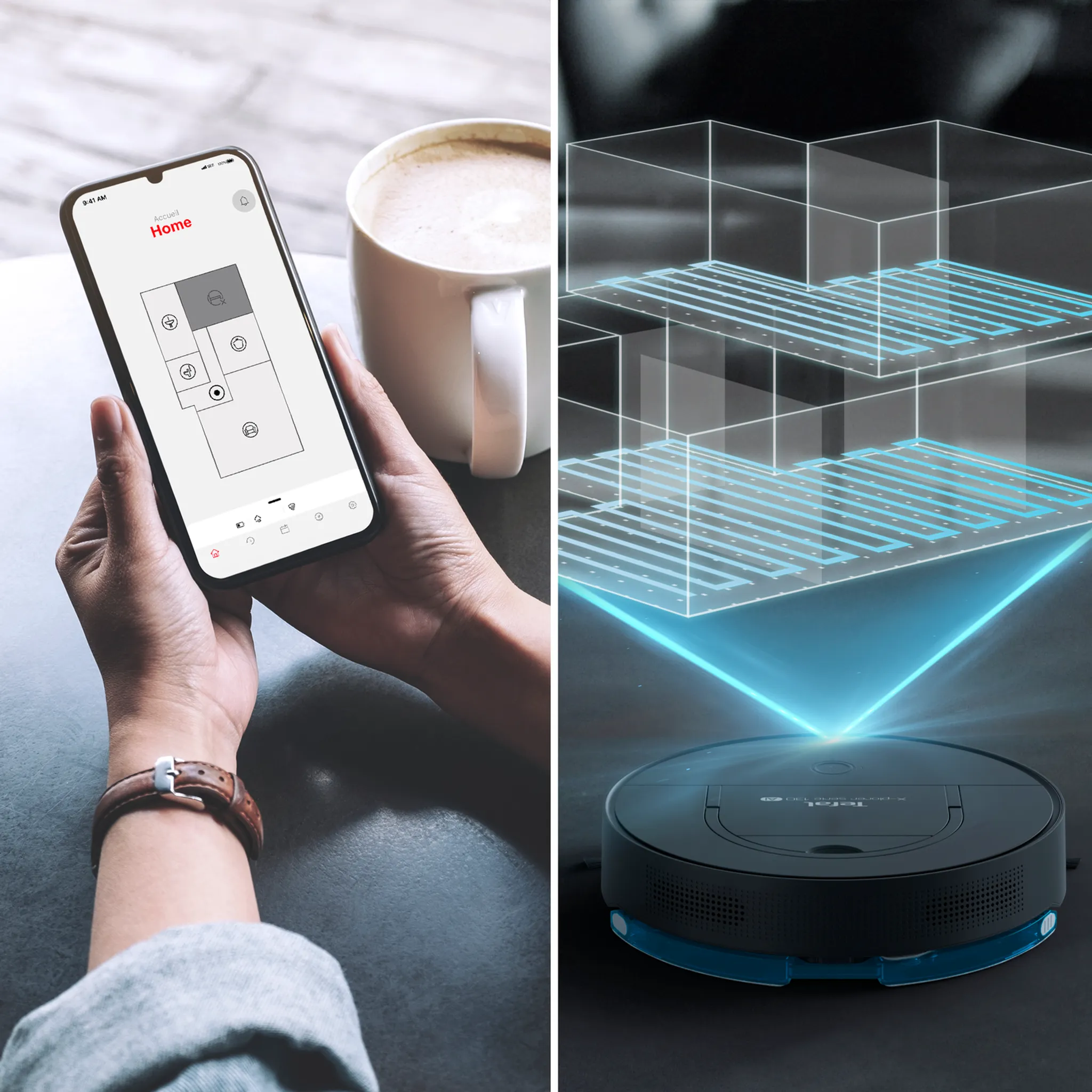 Робот-пылесос Tefal X-Plorer Serie 130AI Animal & Allergy RG9075WH