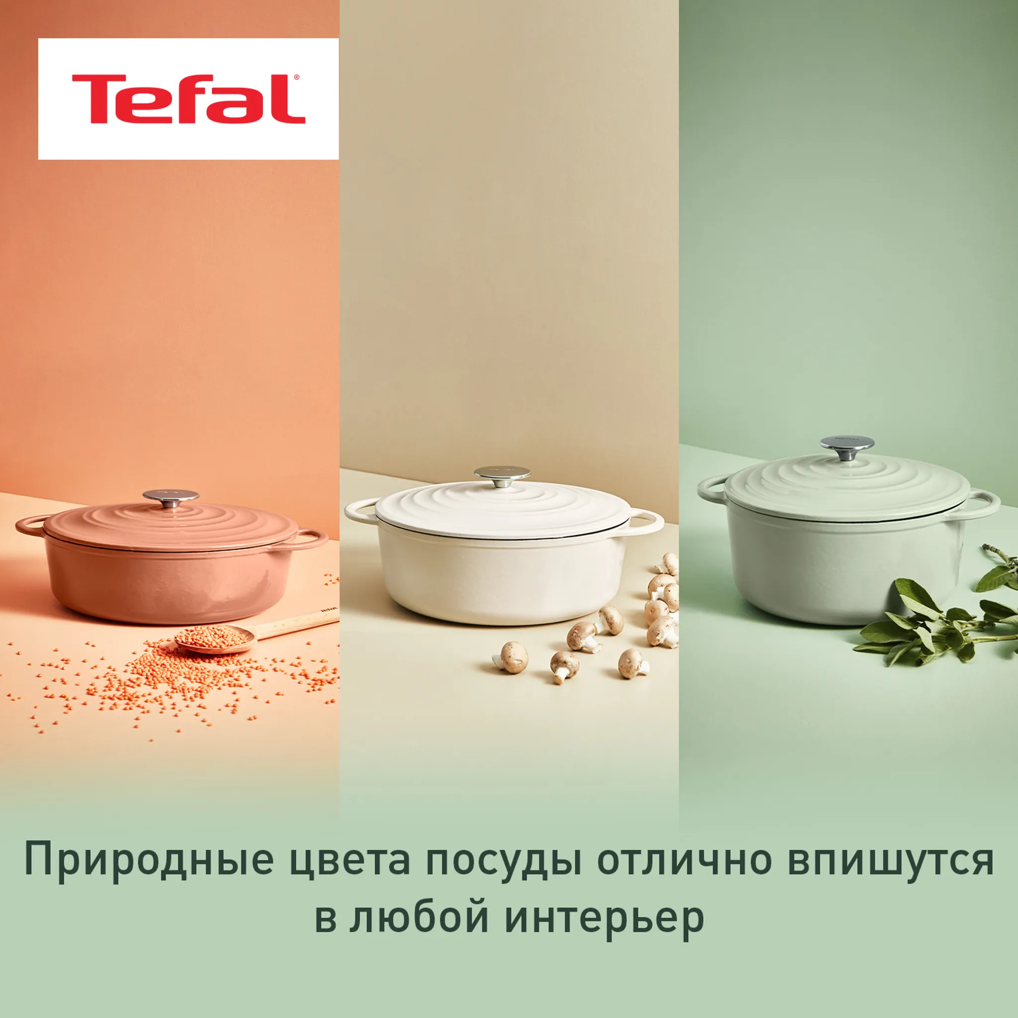 Сотейник с крышкой Tefal LOV 28 см E2587204