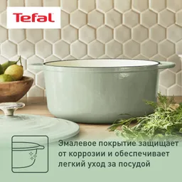 Кастрюля с крышкой Tefal LOV 7.4л 29см E2580504