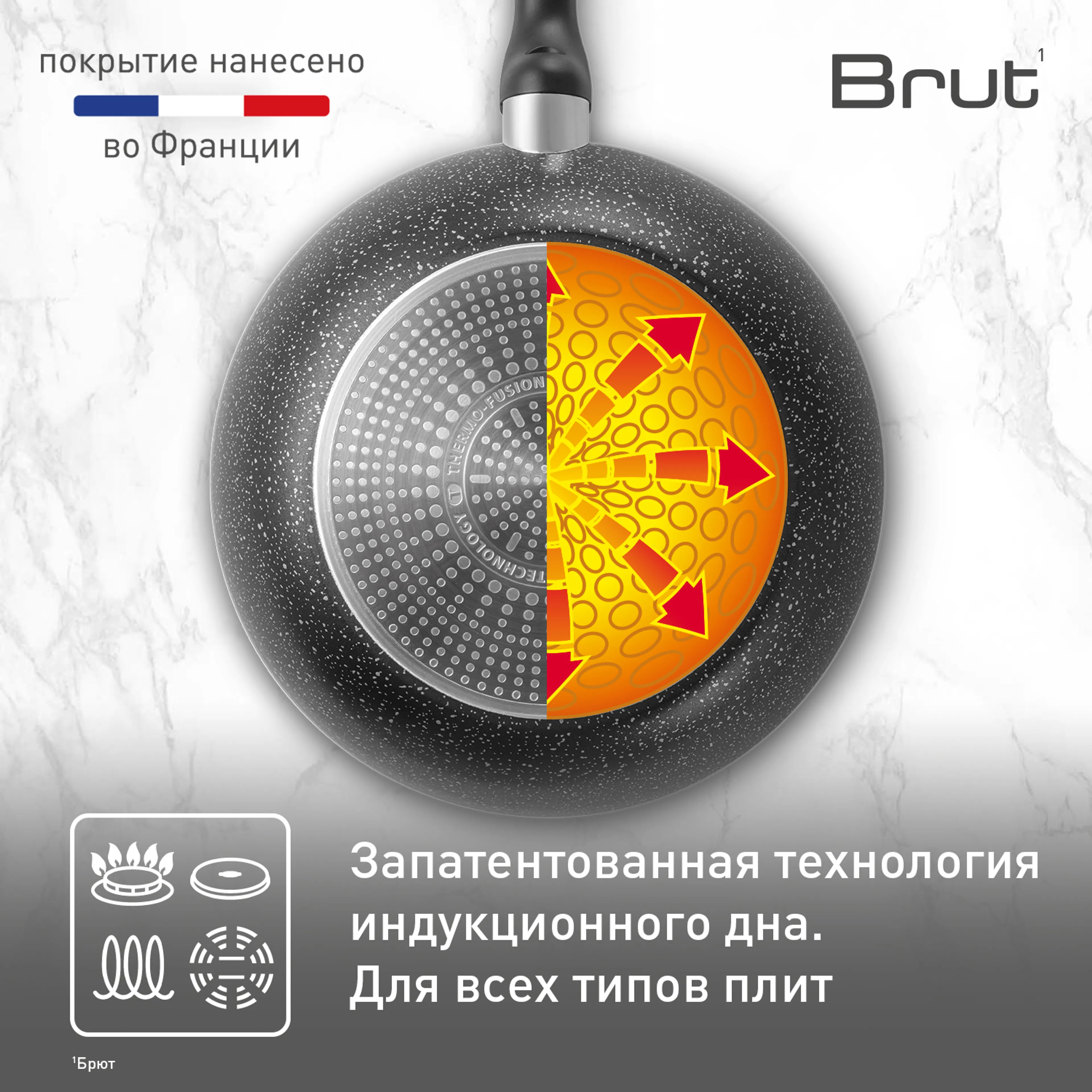 Сковорода-вок Tefal Brut 28 см 4220628