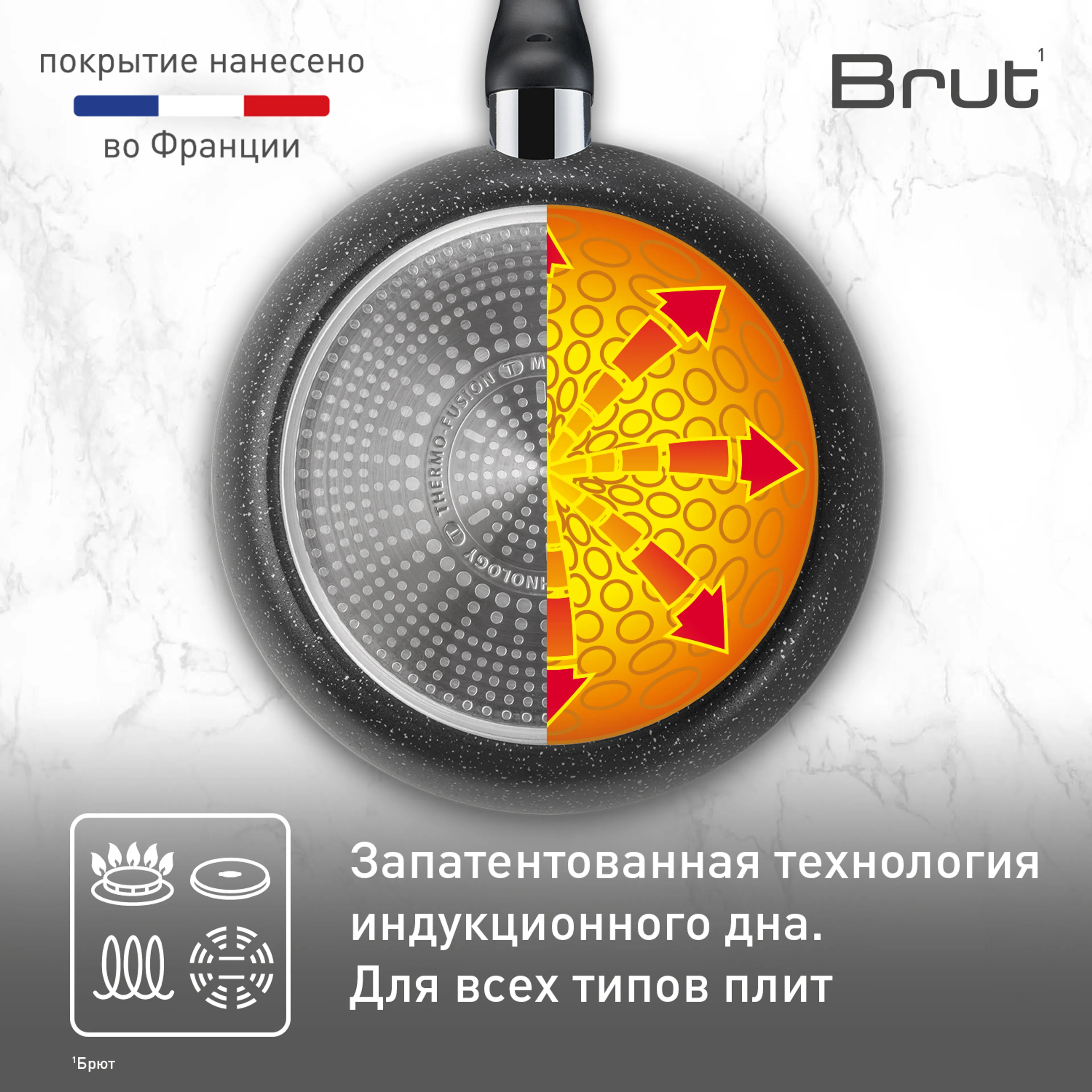 Сковорода Tefal Brut 24 см 4220124