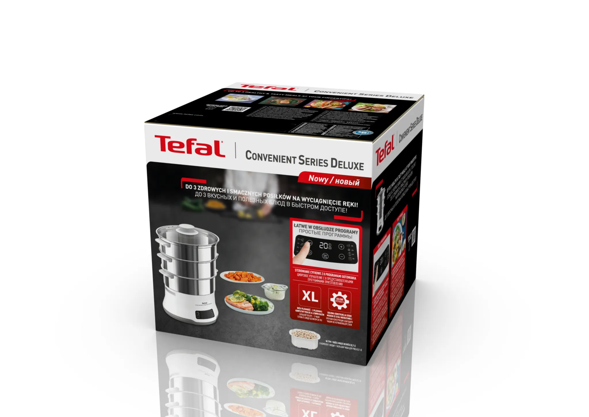 Пароварка Tefal Convenient series deluxe VC502D10