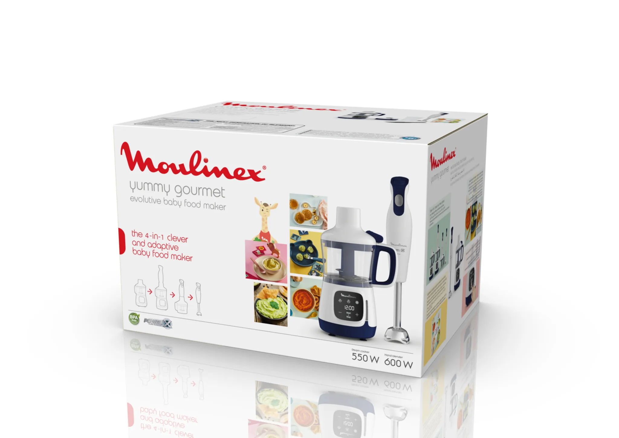 Универсальный набор 4 в 1 Moulinex Yummy Gourmet , для детского питания