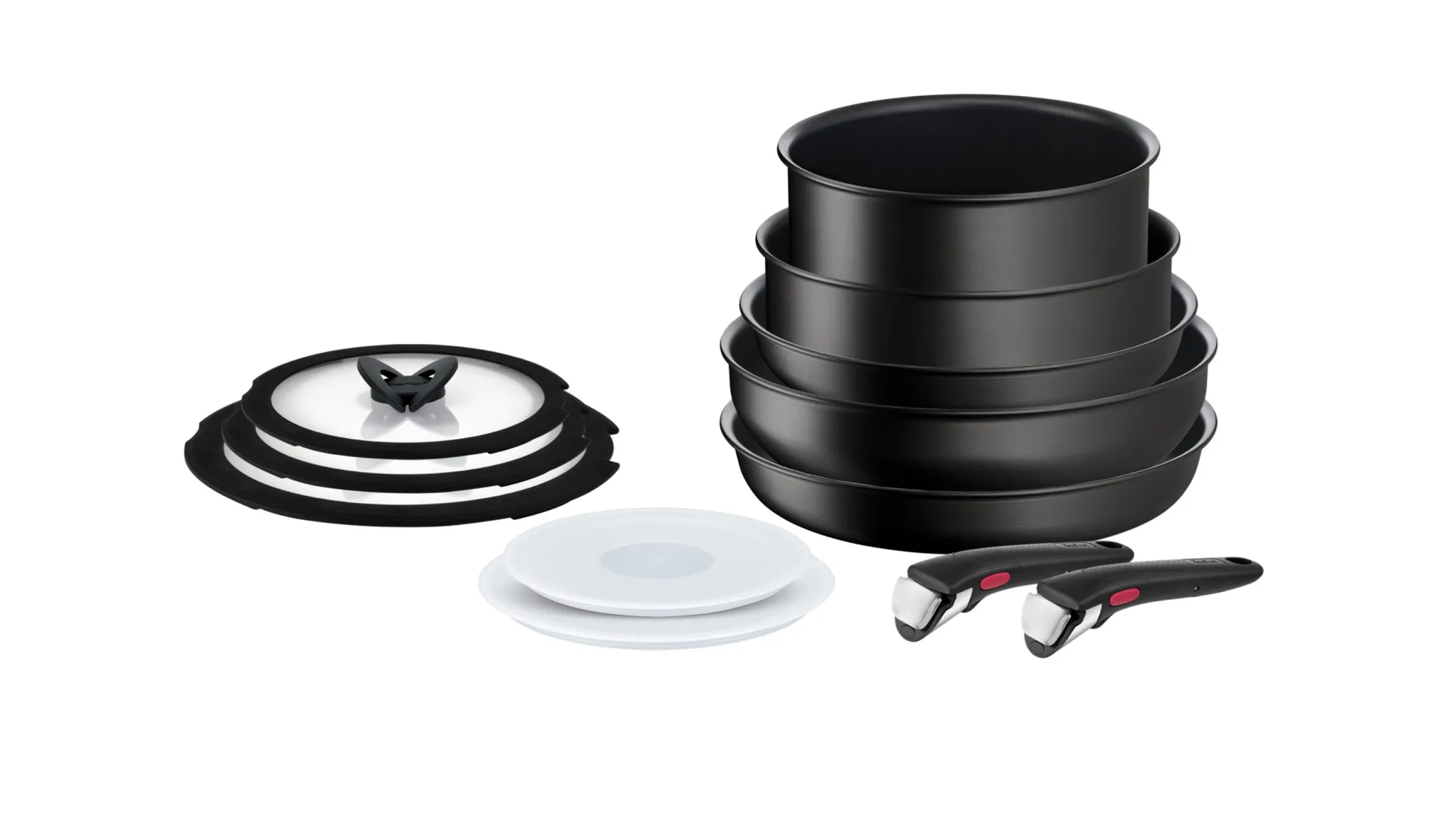 Набор посуды со съемной ручкой Tefal Ingenio L7639453 12 предметов