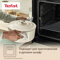 Кастрюля с крышкой Tefal LOV 29 см E2590504