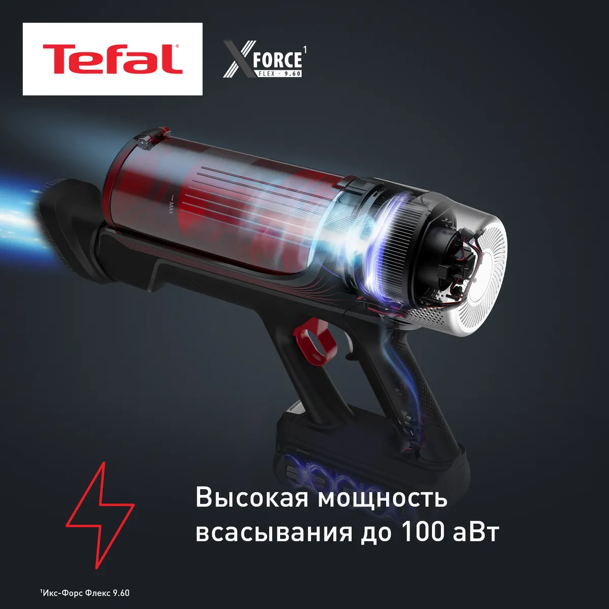 Беспроводной пылесос Tefal X-Force Flex 9.60 Animal TY2079WO купить в официальном магазине