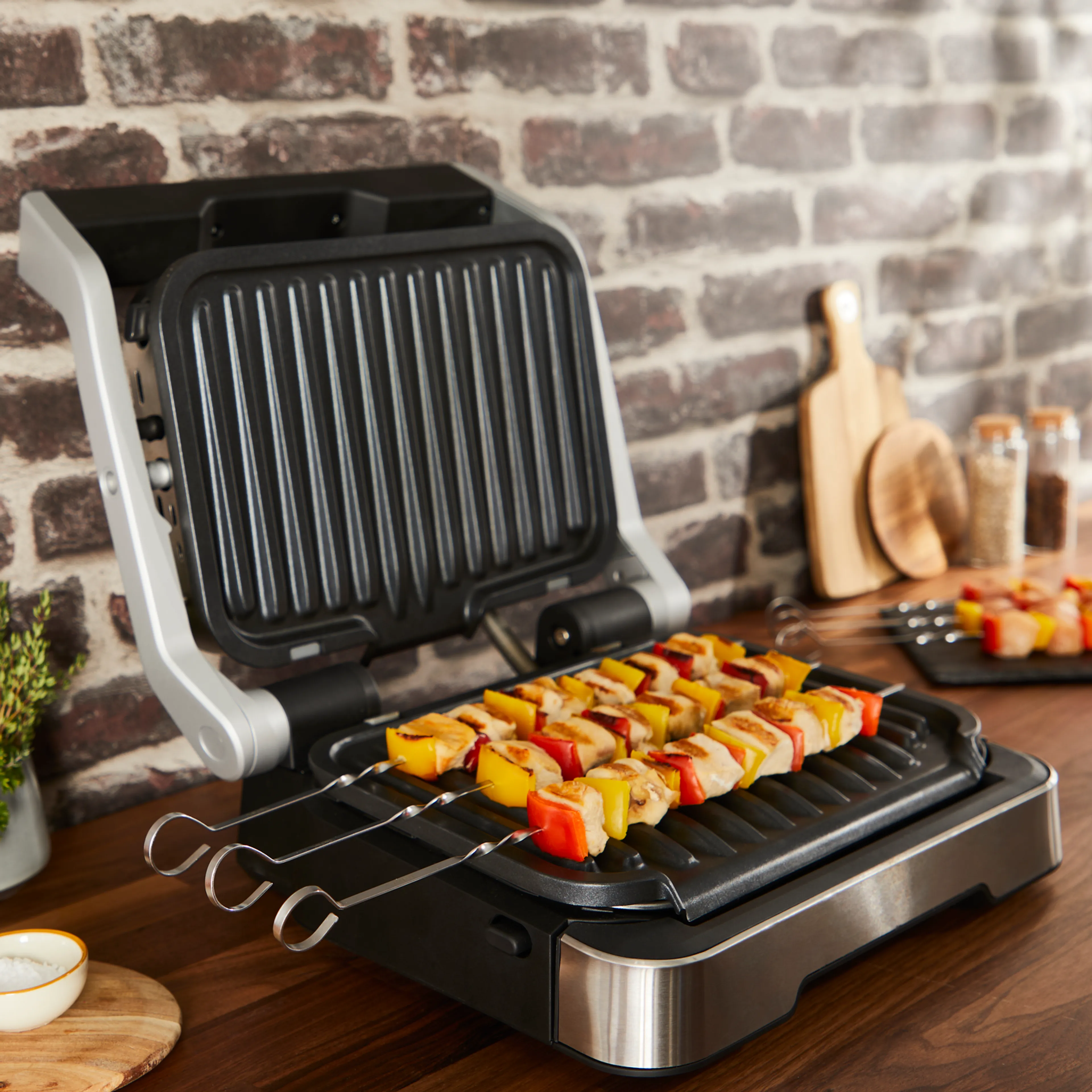 Умный электрогриль Tefal Optigrill 4 in 1 GC774D30 с насадкой для запекания