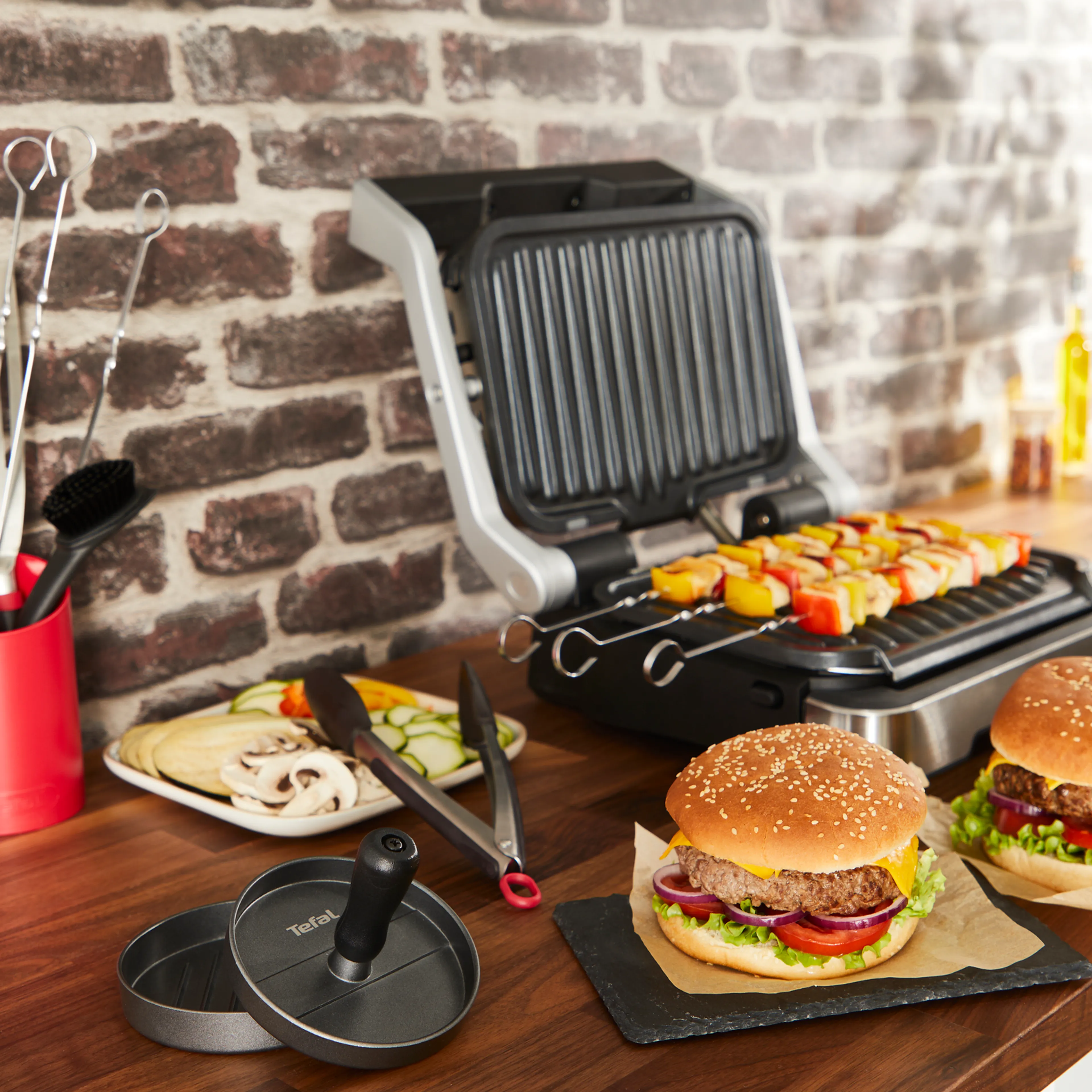 Умный электрогриль Tefal Optigrill 4 in 1 GC774D30 с насадкой для запекания
