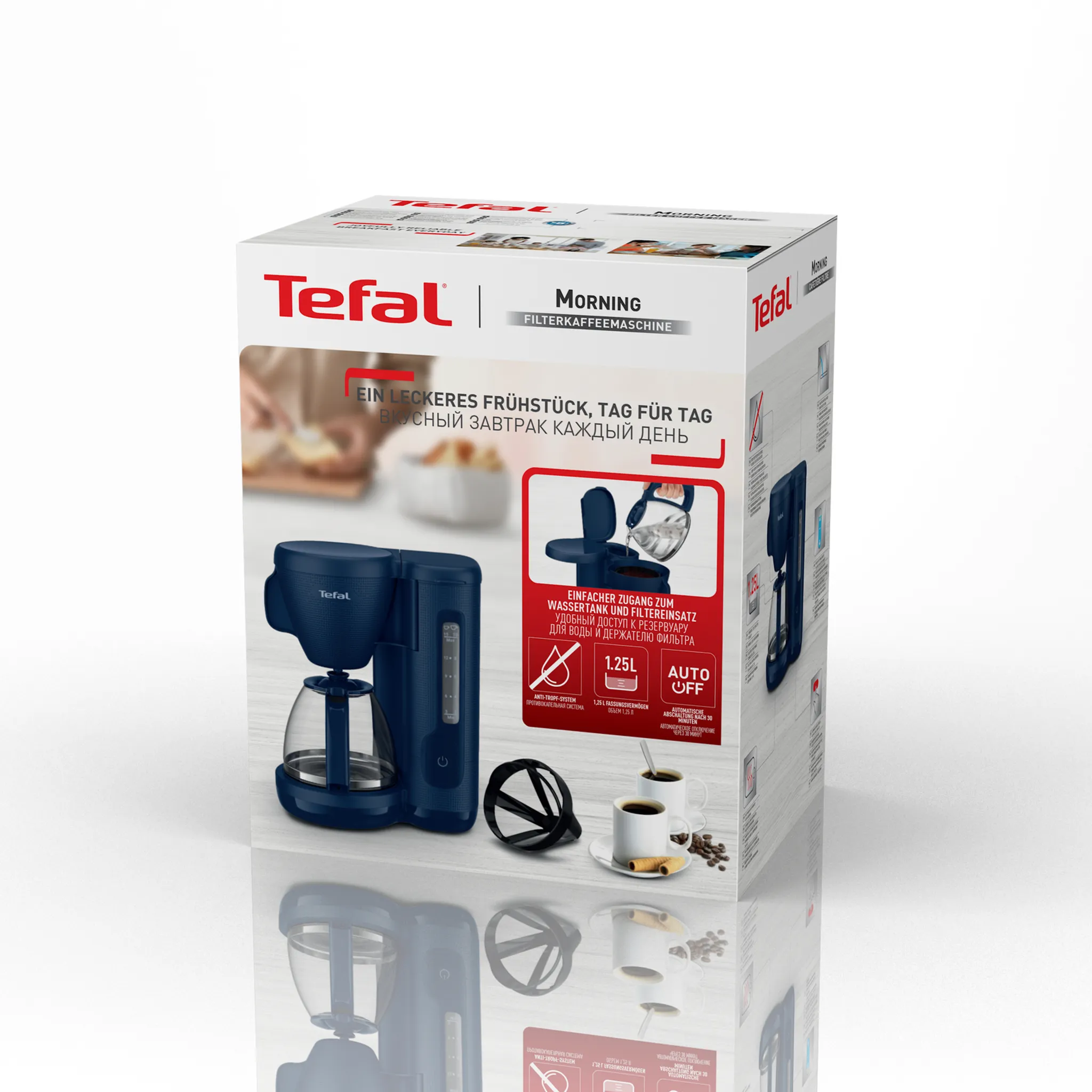 Кофеварка капельная Tefal Morning CM2M1410