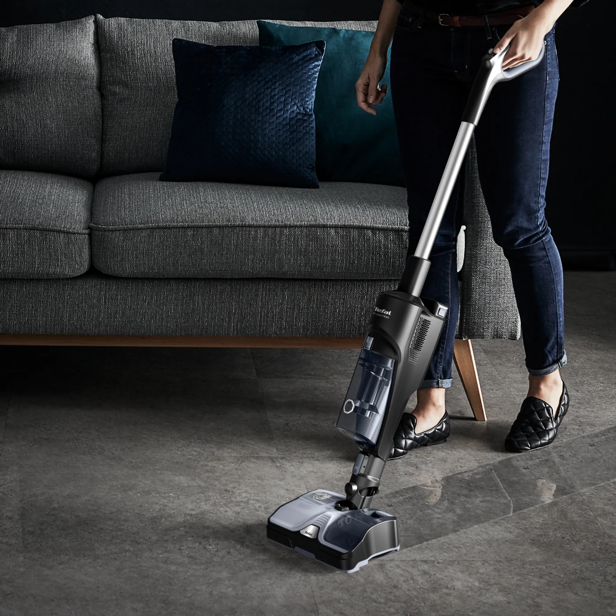 Беспроводной моющий пылесос Tefal X-Combo GF3039WO