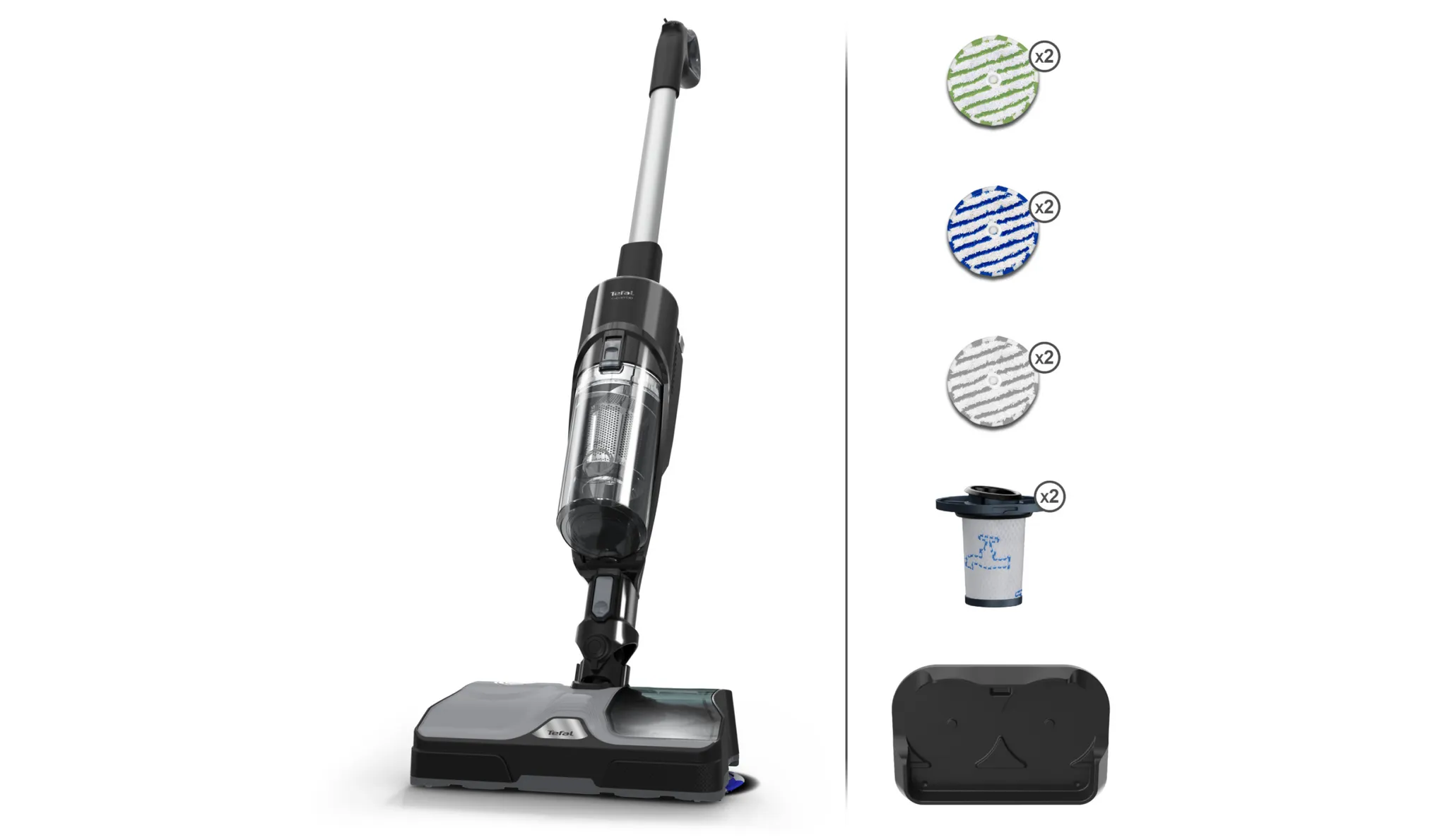 Беспроводной моющий пылесос Tefal X-Combo GF3039WO