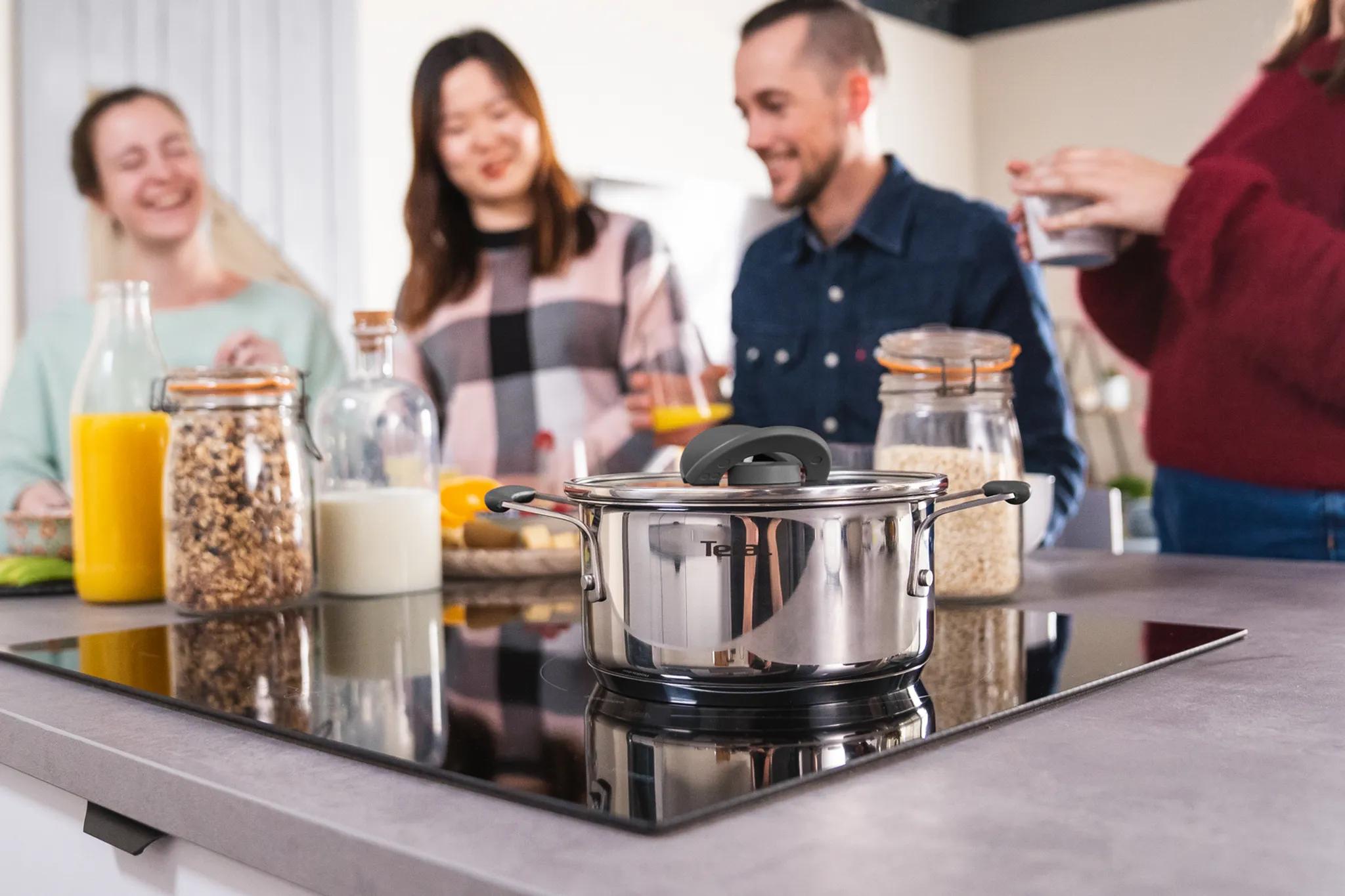 Набор посуды Tefal Opti'Space G737S774, 7 предметов