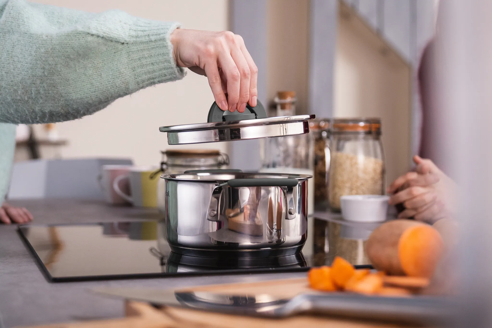 Набор посуды Tefal Opti'Space G737S774, 7 предметов