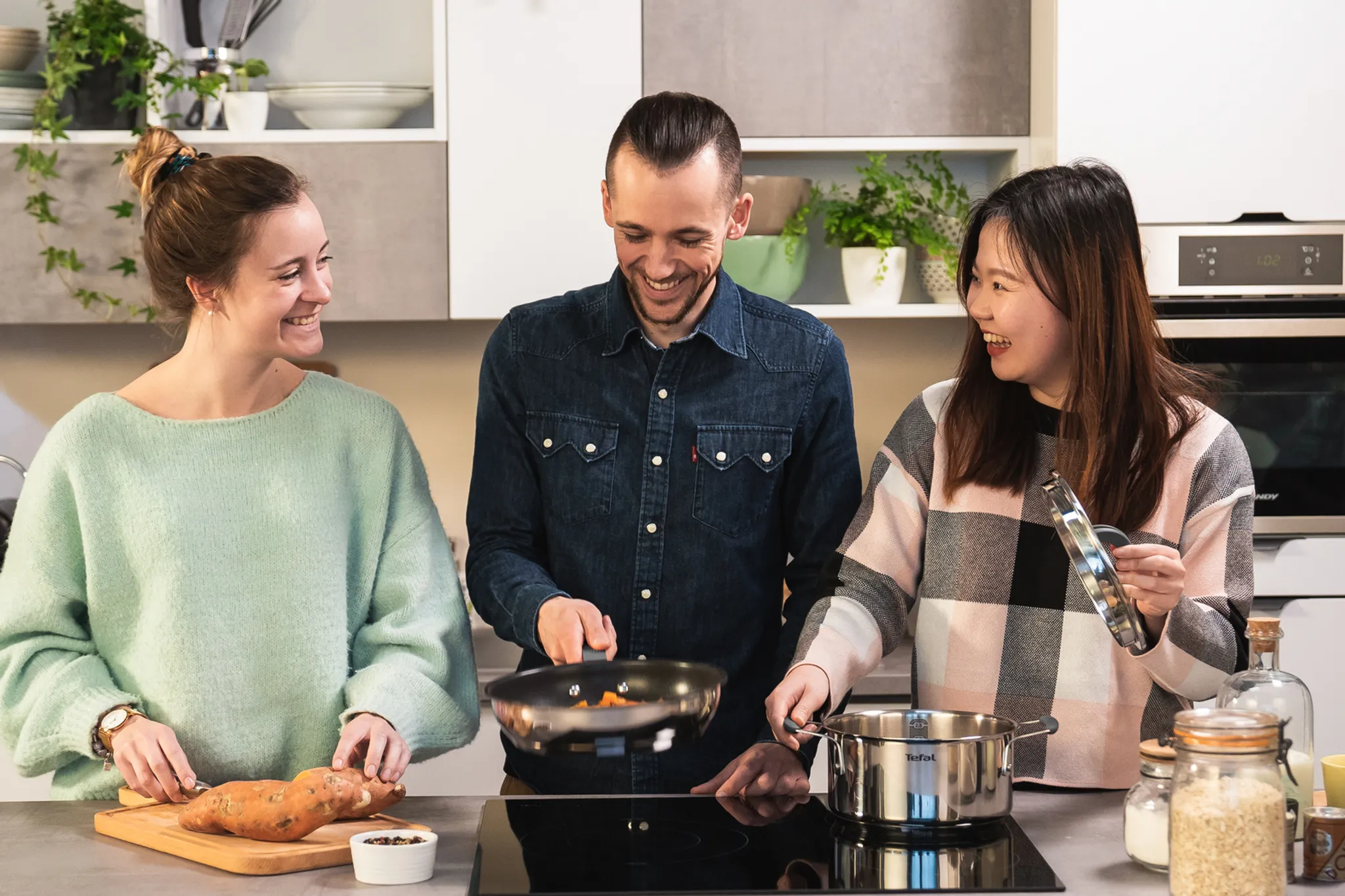 Набор посуды Tefal Opti'Space G737S774, 7 предметов