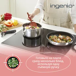 Набор посуды Tefal Ingenio Emotion 5 предметов 16/20/22/28 см L897S574