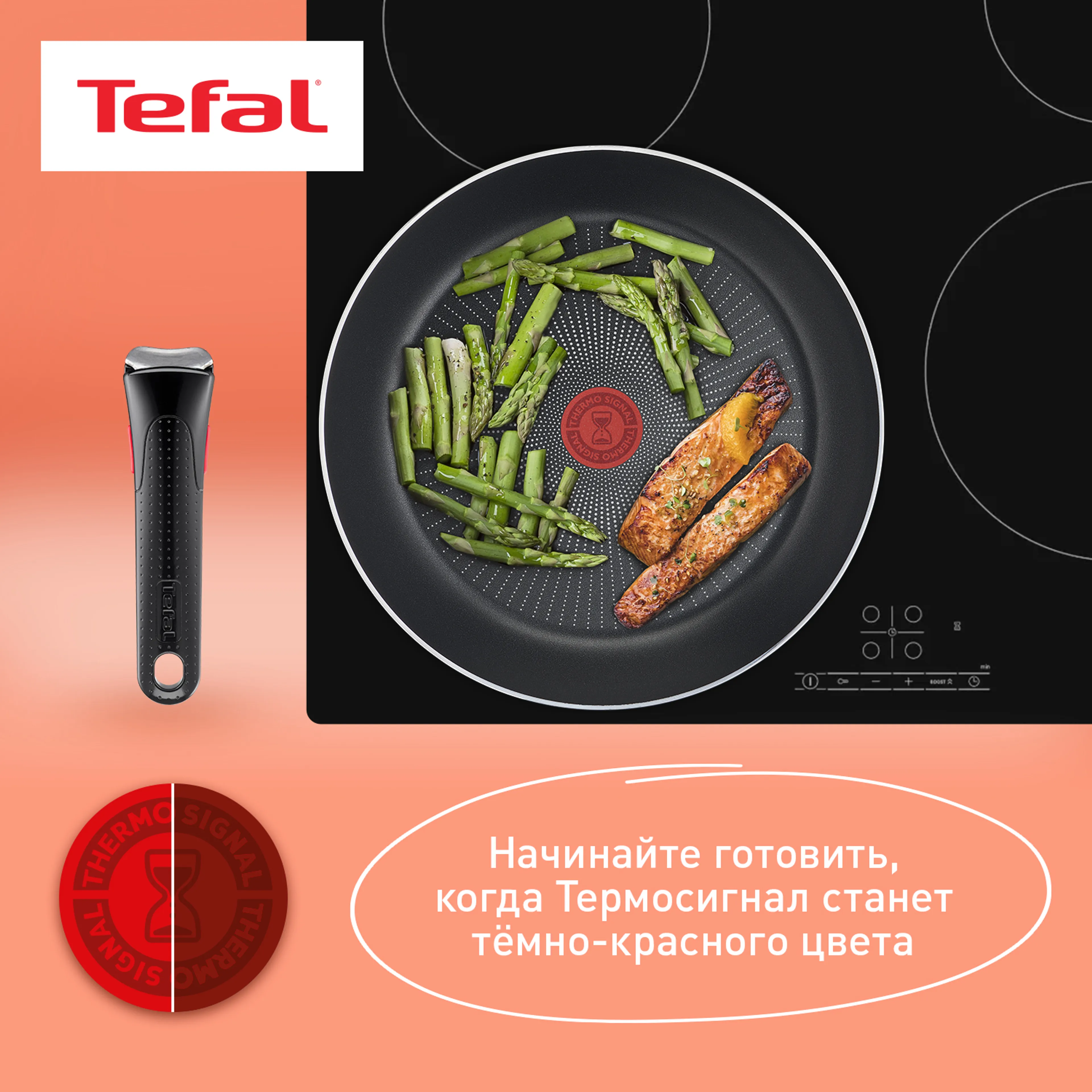 Набор посуды Tefal Ingenio Emotion 5 предметов 16/20/22/28 см L897S574
