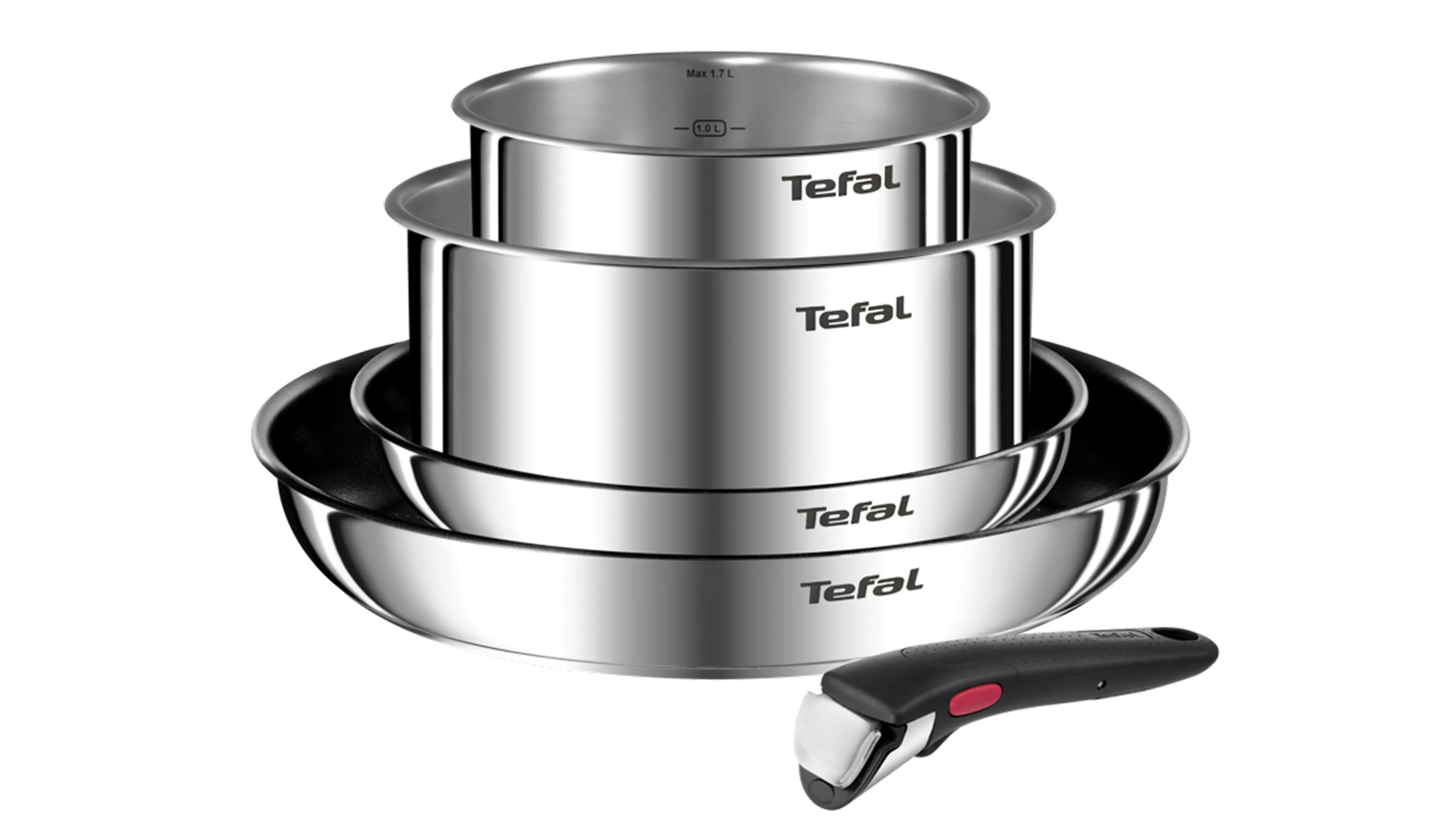 Набор посуды Tefal Ingenio Emotion 5 предметов 16/20/22/28 см L897S574