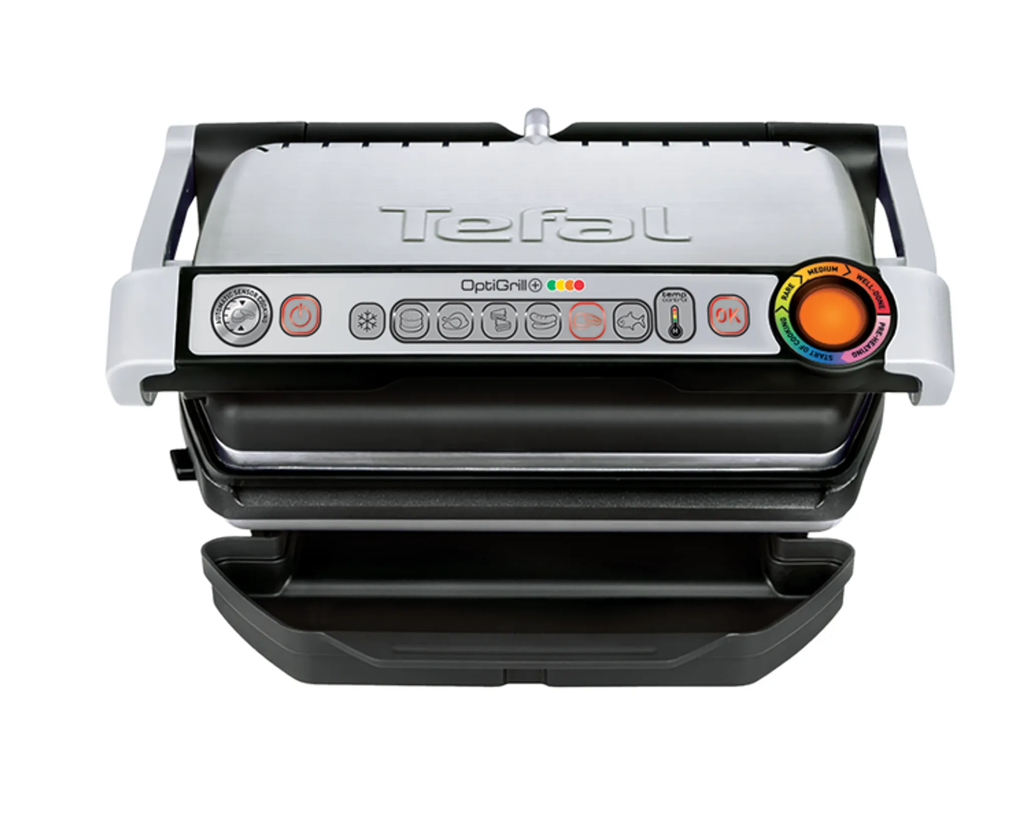 Умный электрогриль Tefal Optigrill+ GC716D12 с насадкой для вафель