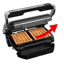 Умный электрогриль Tefal Optigrill+ GC716D12 с насадкой для вафель