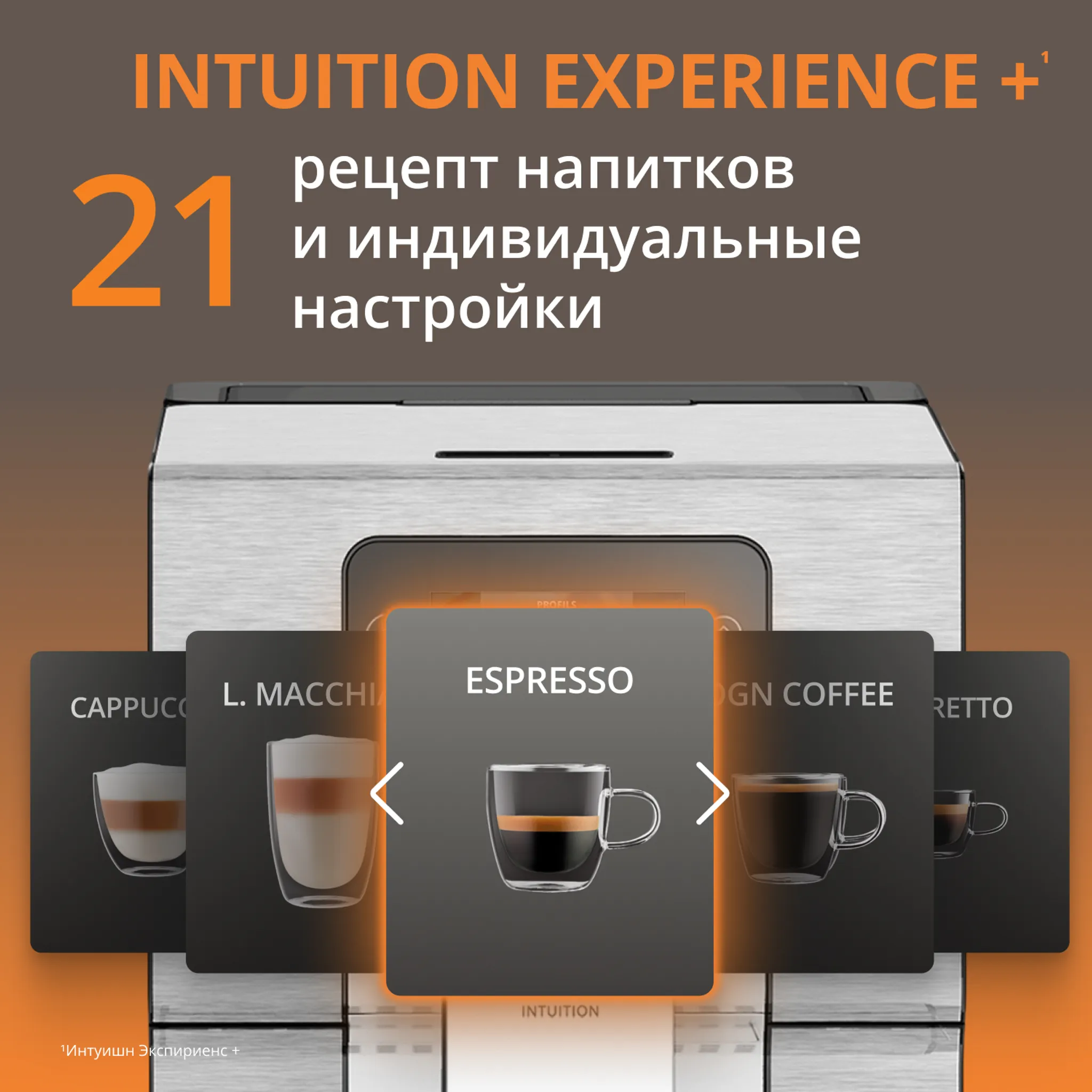 Автоматическая кофемашина KRUPS Intuition Experience +